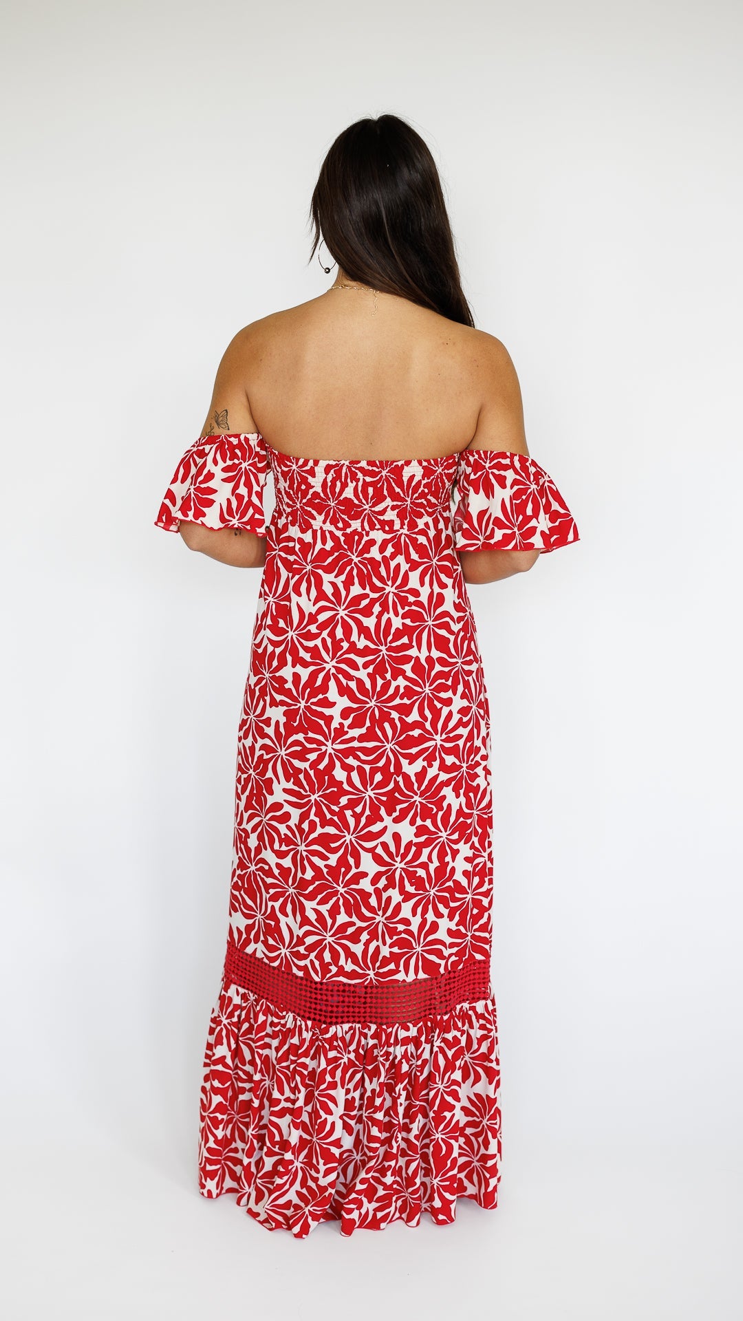 Lilah Dress / Aloha Red Khush Clothing