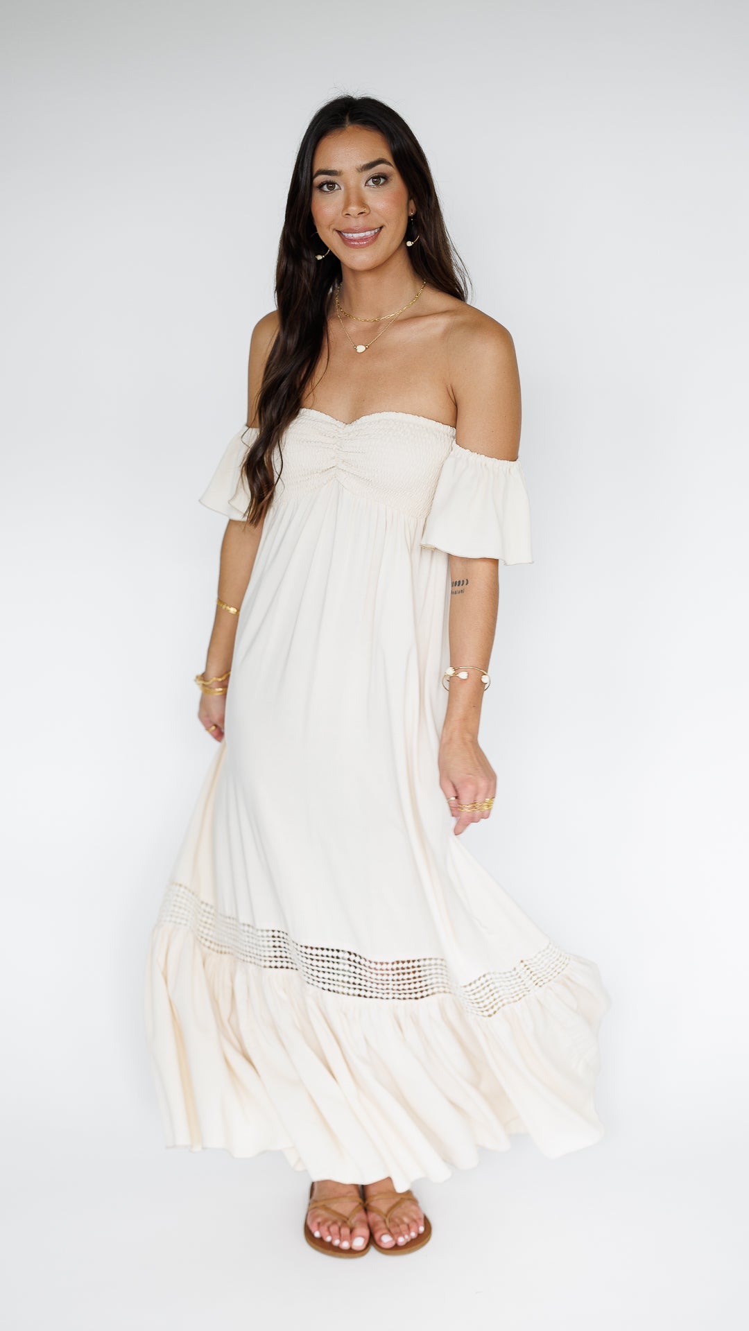 Lilah Dress / Creamy Khush Clothing