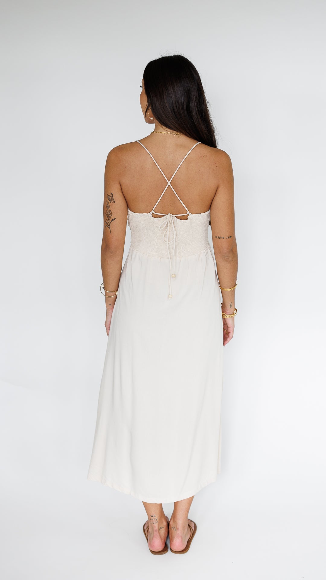 Lorena Dress / Creamy Khush Clothing