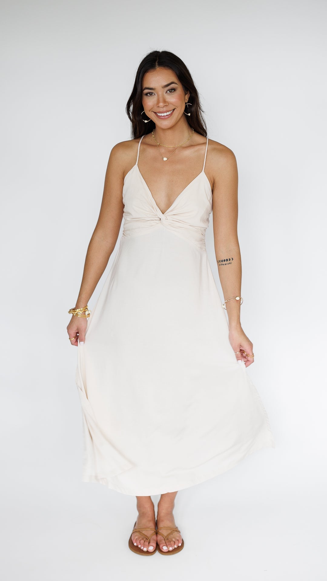 Lorena Dress / Creamy Khush Clothing