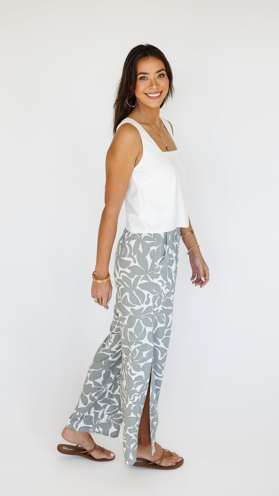 Mahana Pant / Honolulu Silver Khush Clothing