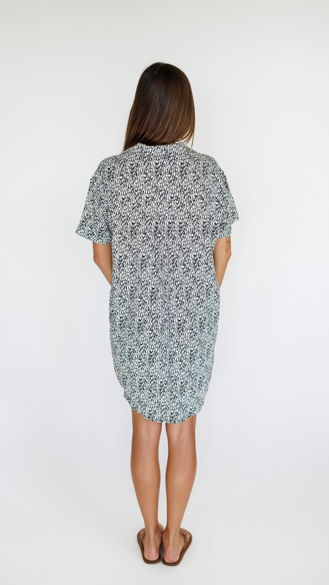 Maui Shirt Dress / Mamba Black Khush Clothing