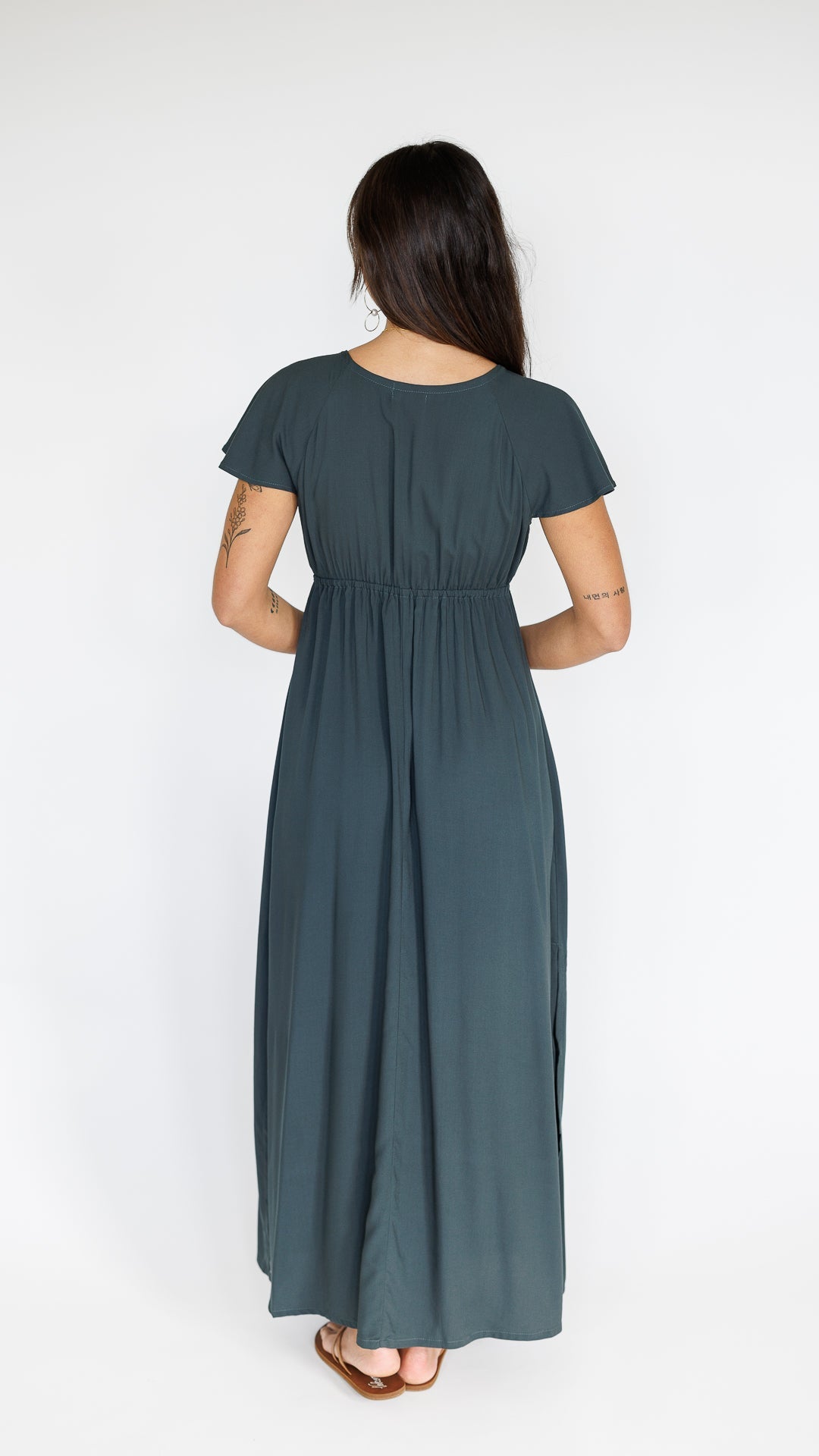 Leilani Dress / Graphite Khush Clothing