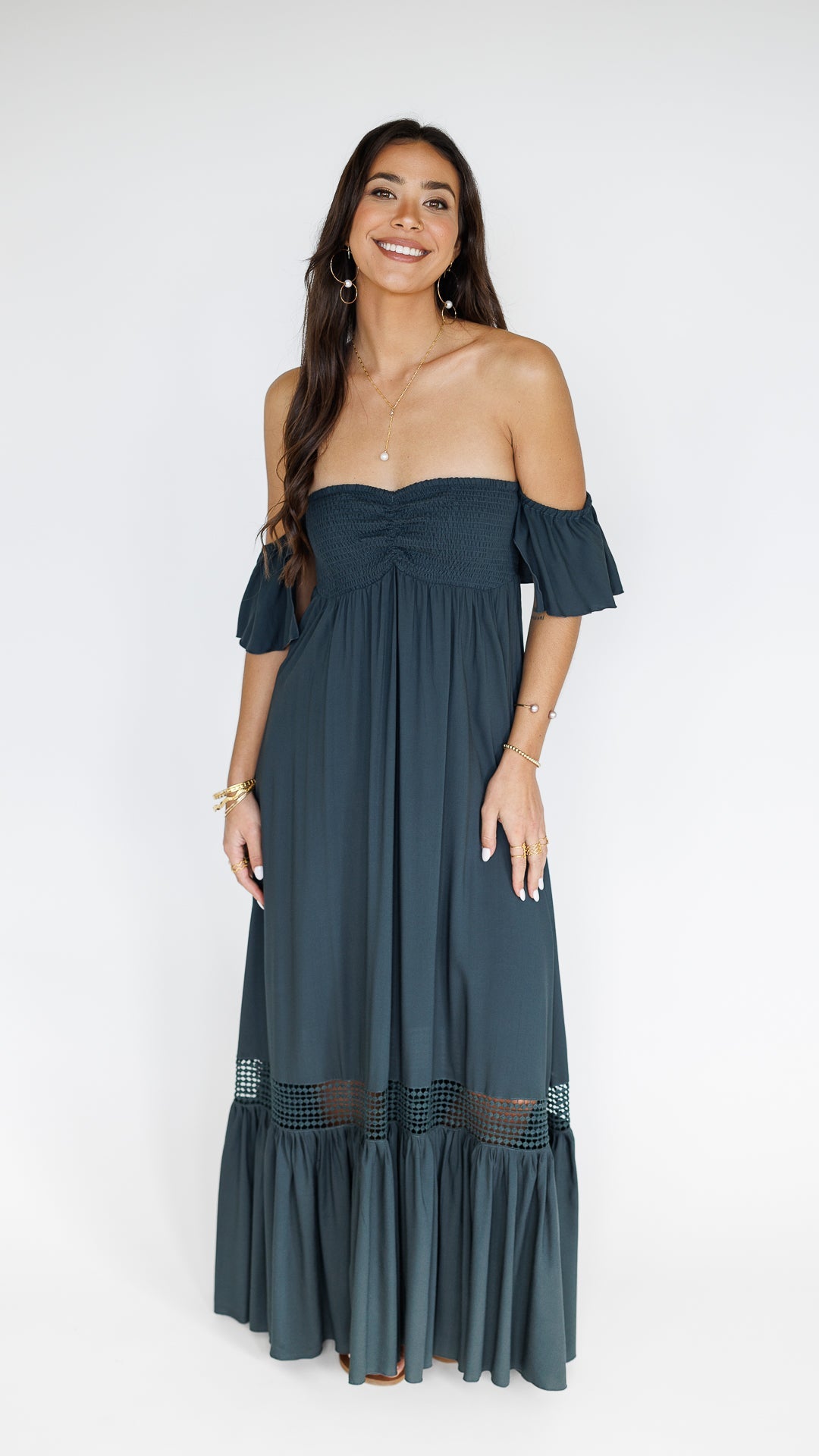 Lilah Dress / Graphite Khush Clothing