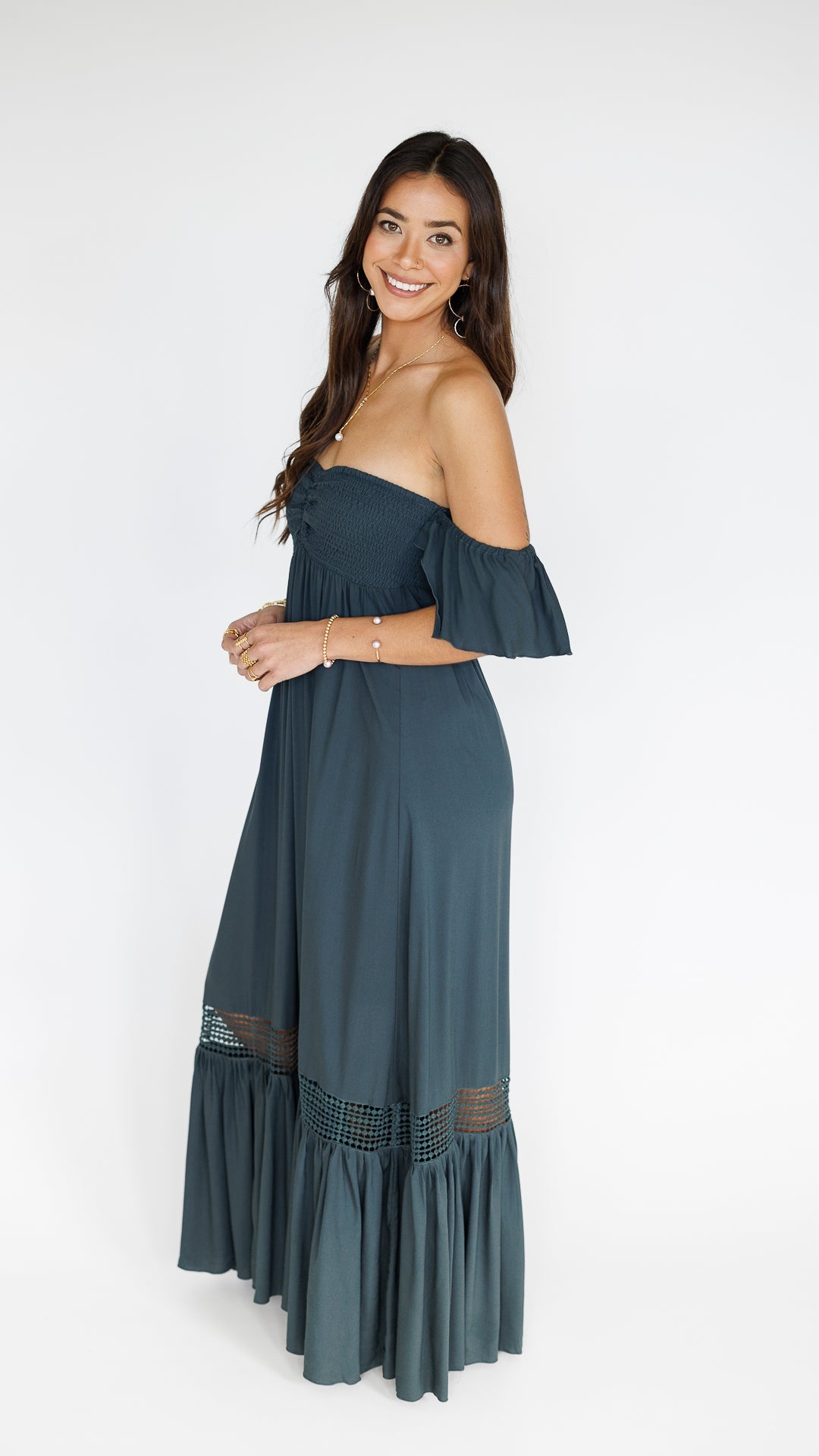 Lilah Dress / Graphite Khush Clothing