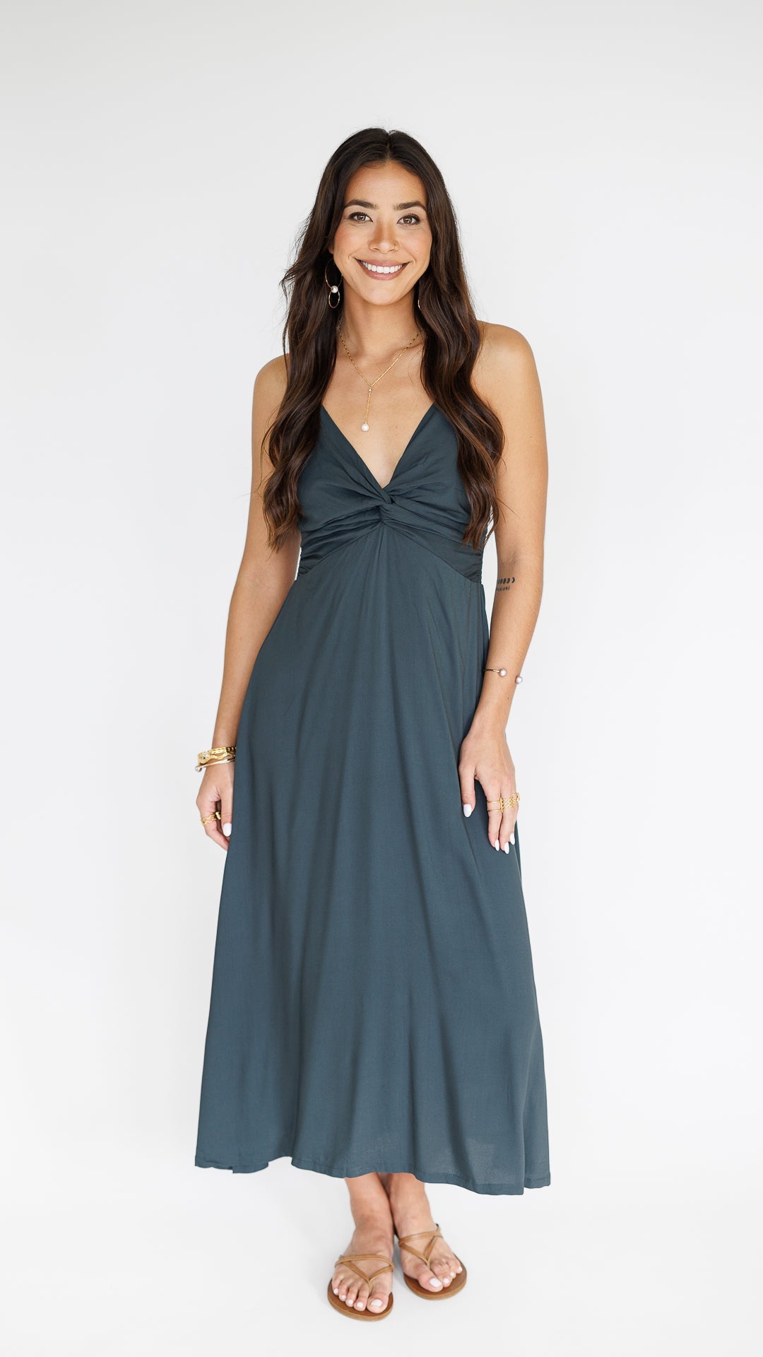 Lorena Dress / Graphite Khush Clothing