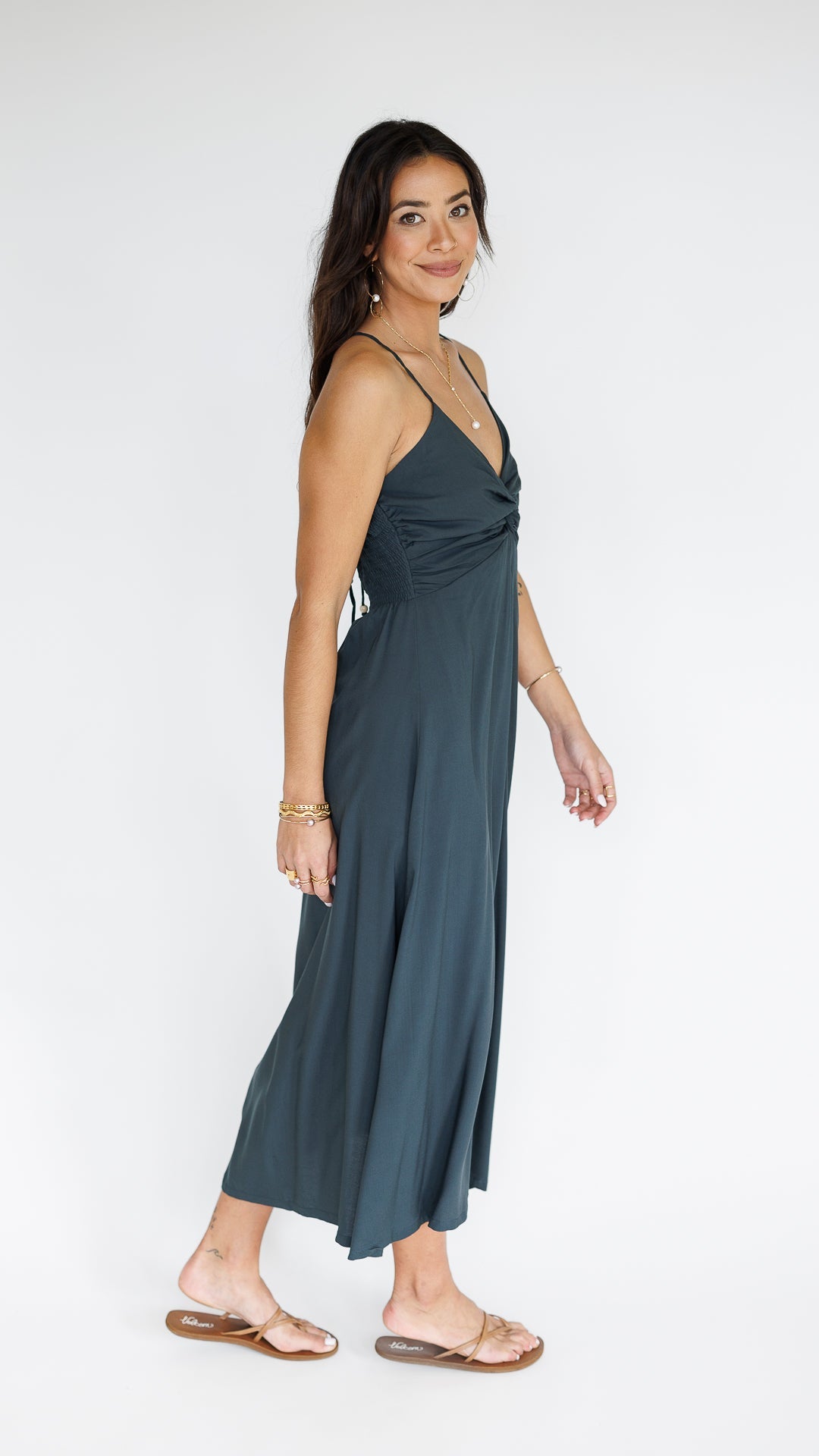 Lorena Dress / Graphite Khush Clothing