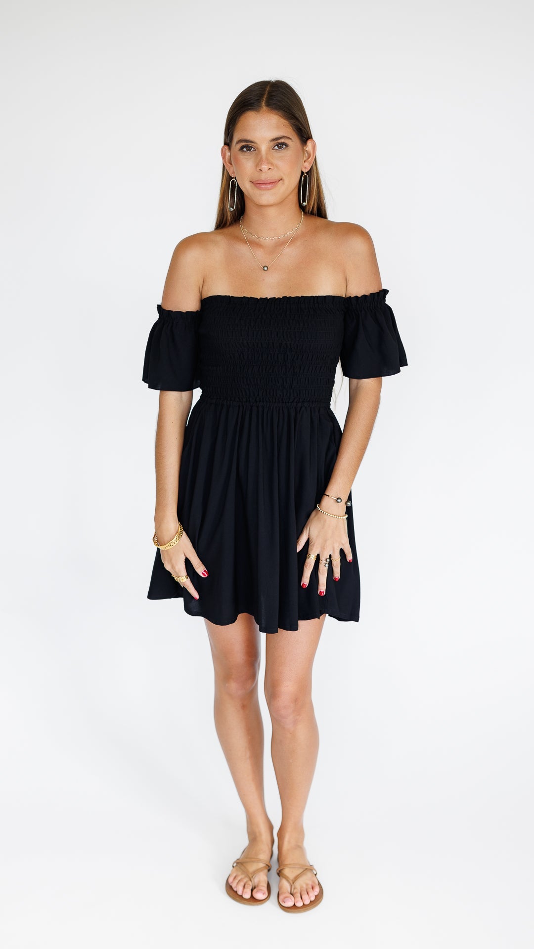 Vida Dress / Solid Black Khush Clothing