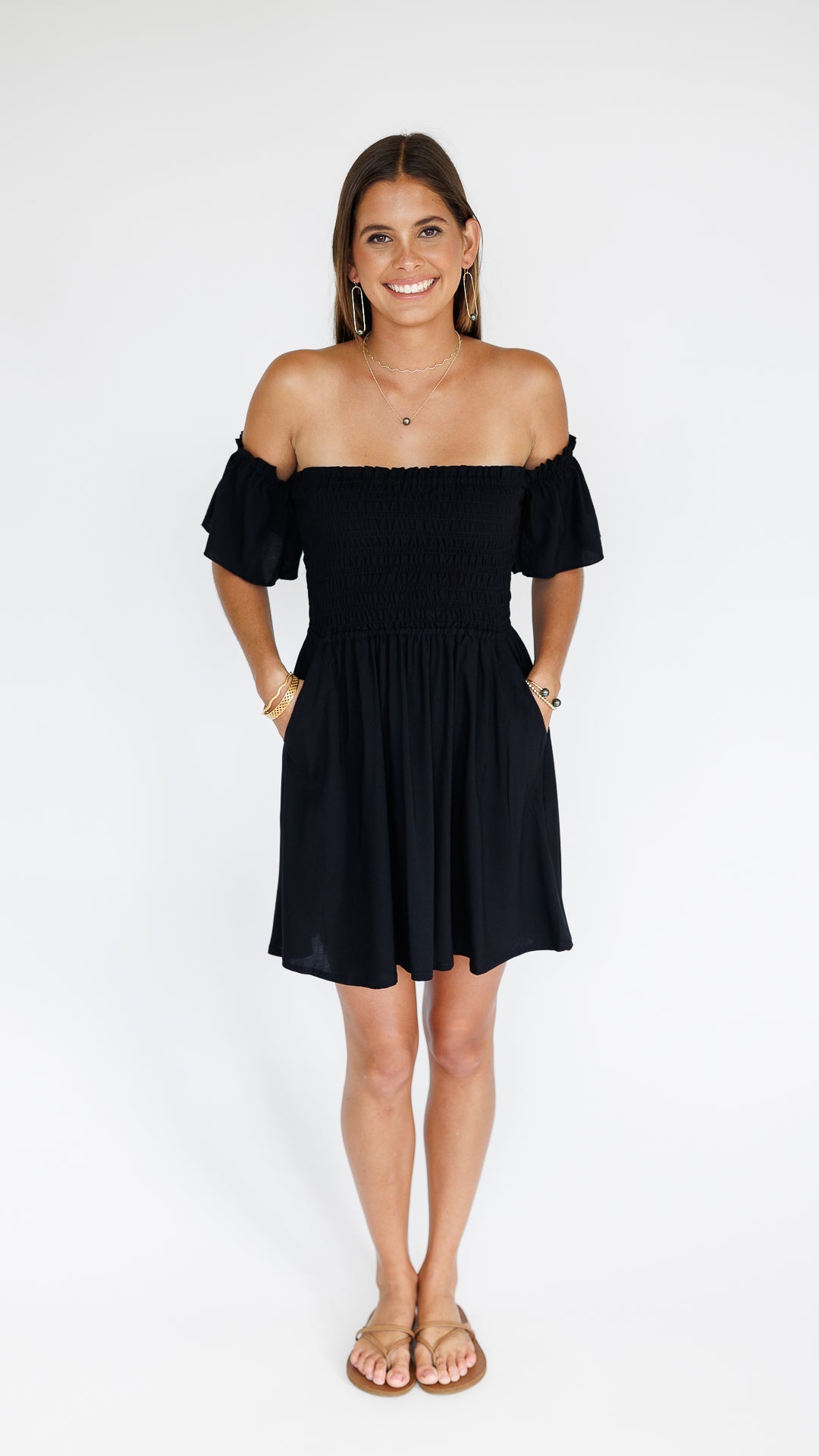 Vida Dress / Solid Black Khush Clothing