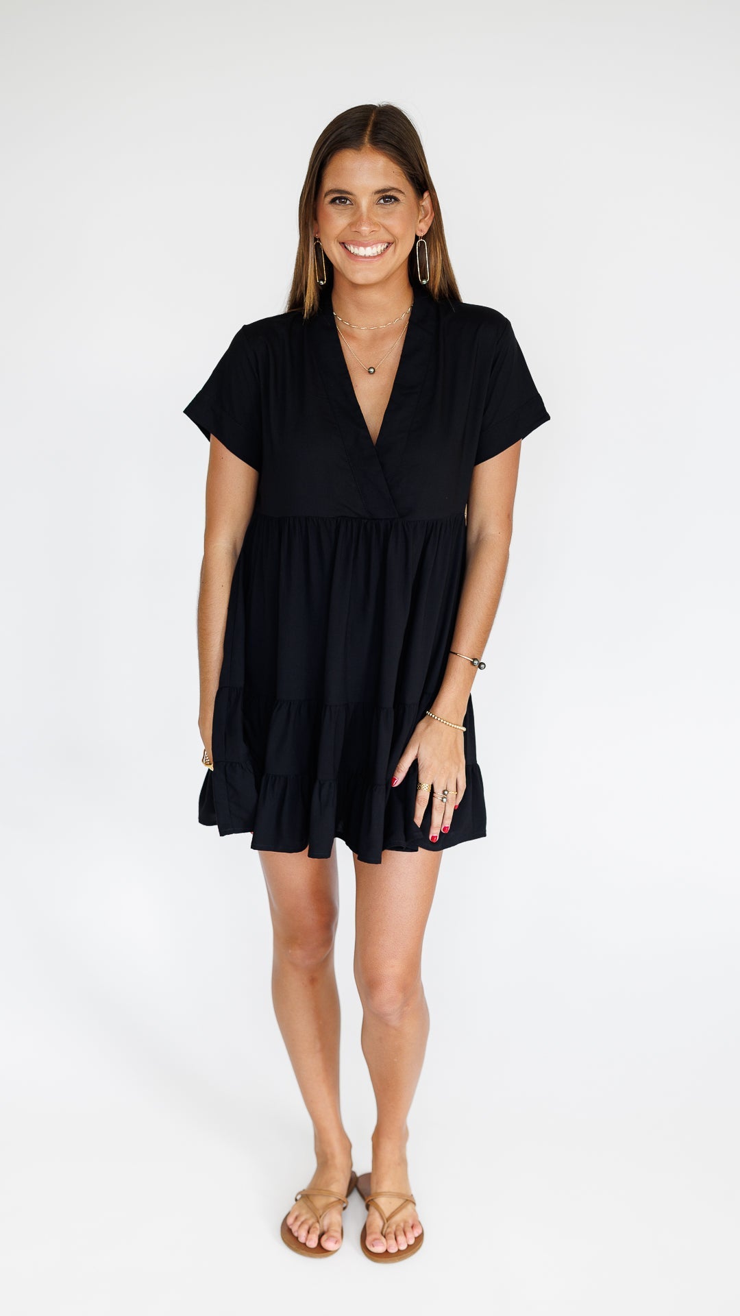 Heinui Dress / Solid Black Khush Clothing