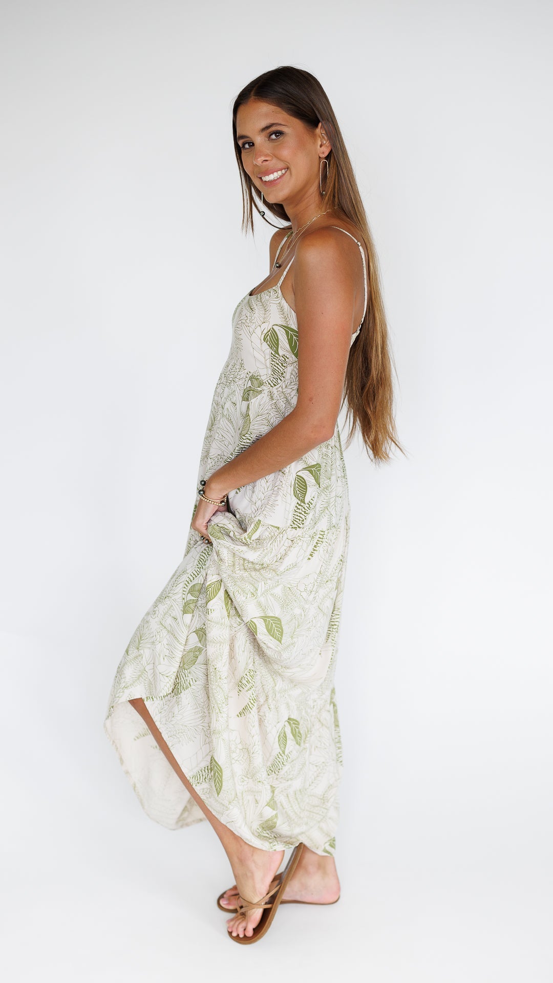 Heiva Dress / Flora Moss Khush Clothing