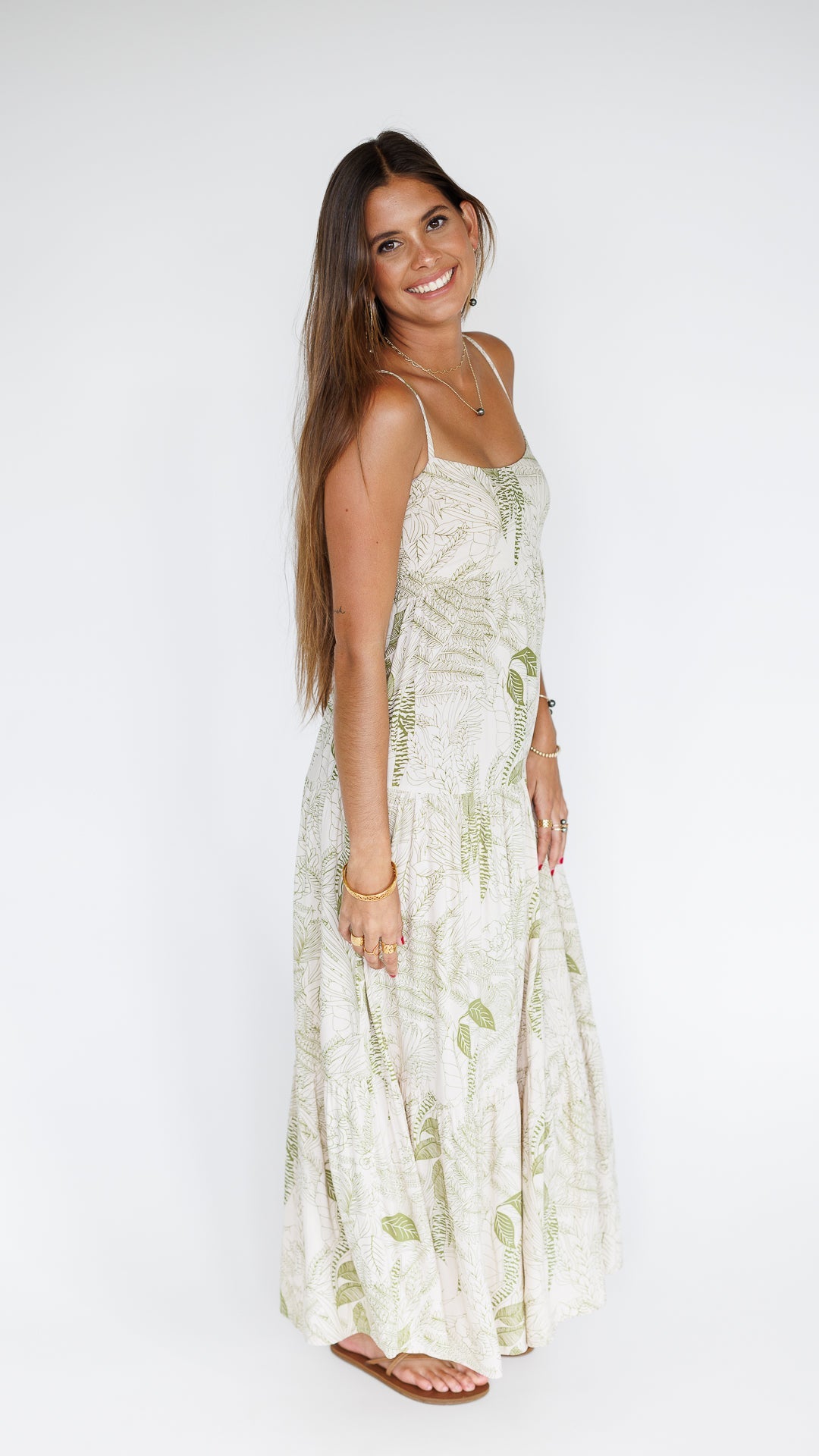Heiva Dress / Flora Moss Khush Clothing