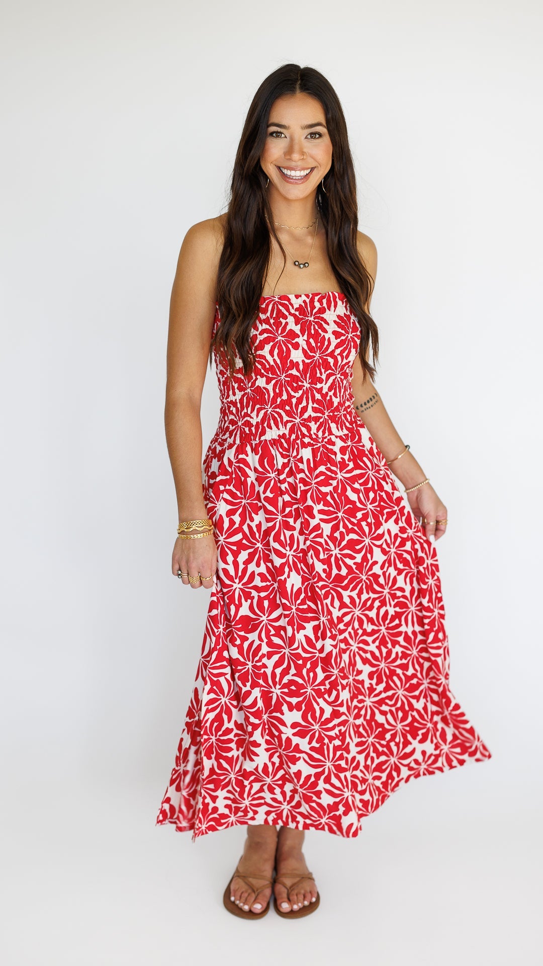 Paige Dress / Aloha Red Khush Clothing