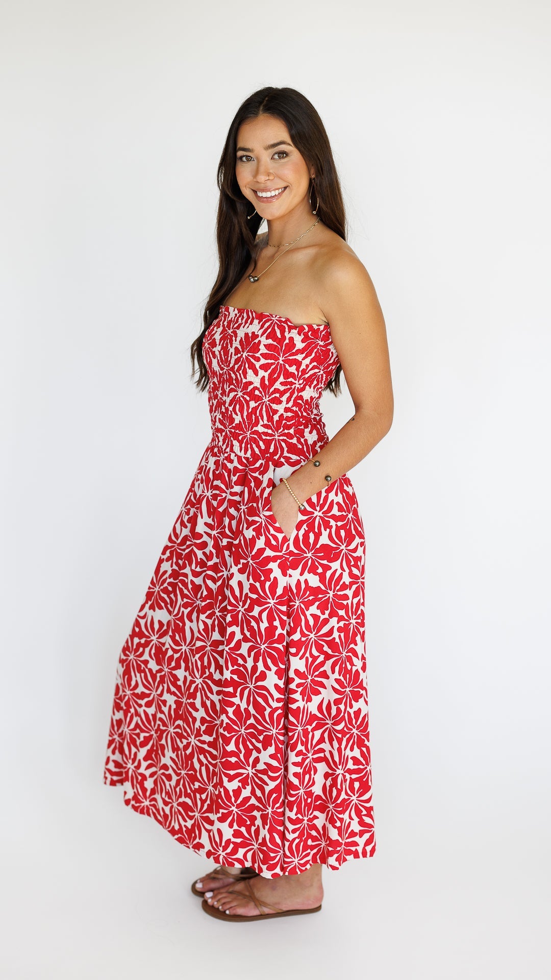 Paige Dress / Aloha Red Khush Clothing