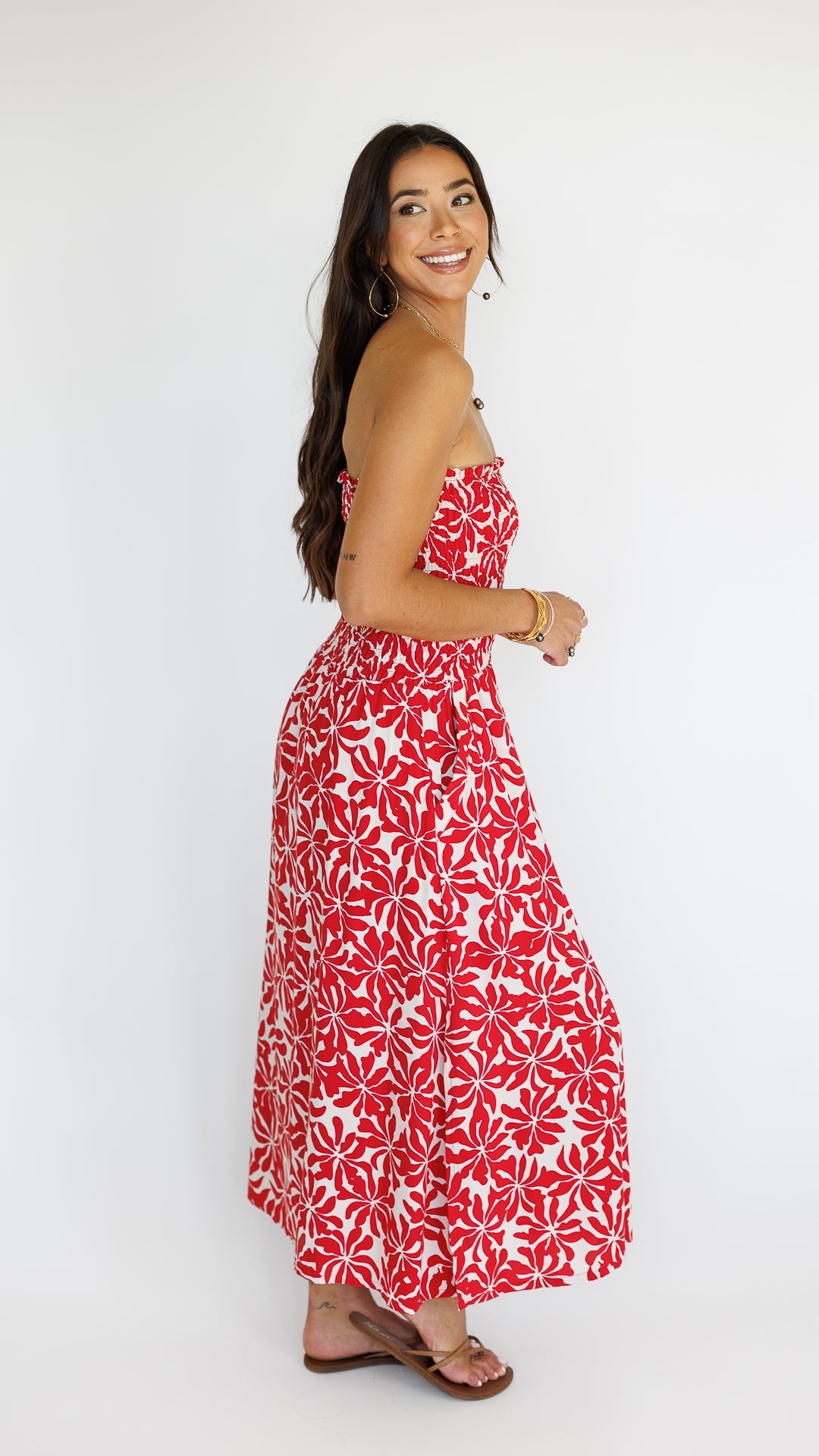 Paige Dress / Aloha Red Khush Clothing