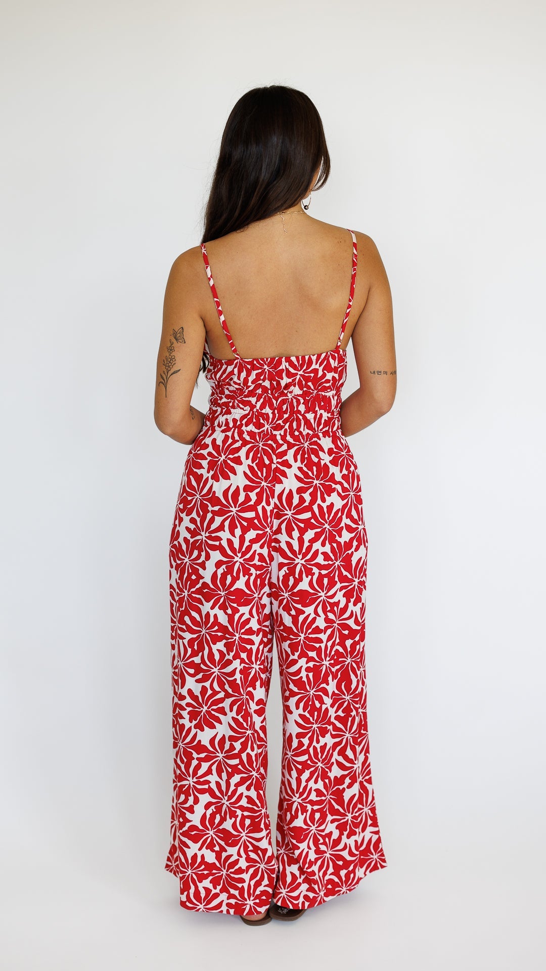 Opal Jumpsuit / Aloha Red Khush Clothing