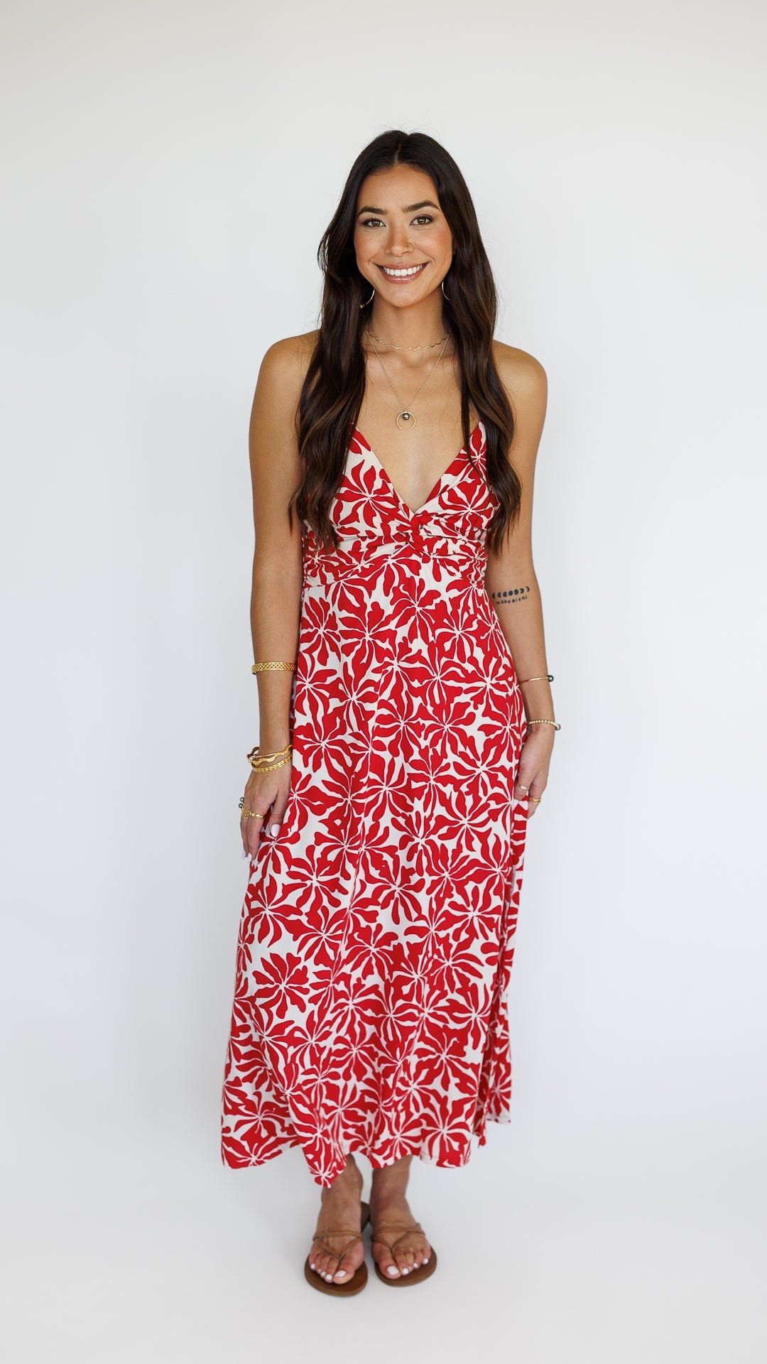 Lorena Dress / Aloha Red Khush Clothing