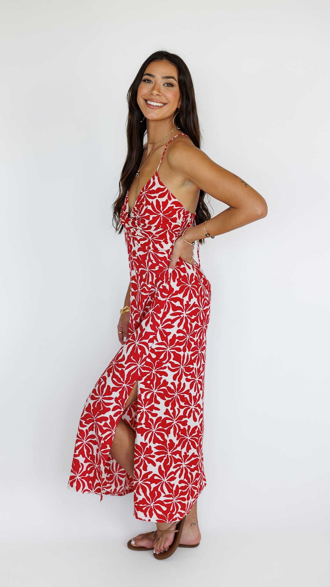 Lorena Dress / Aloha Red Khush Clothing