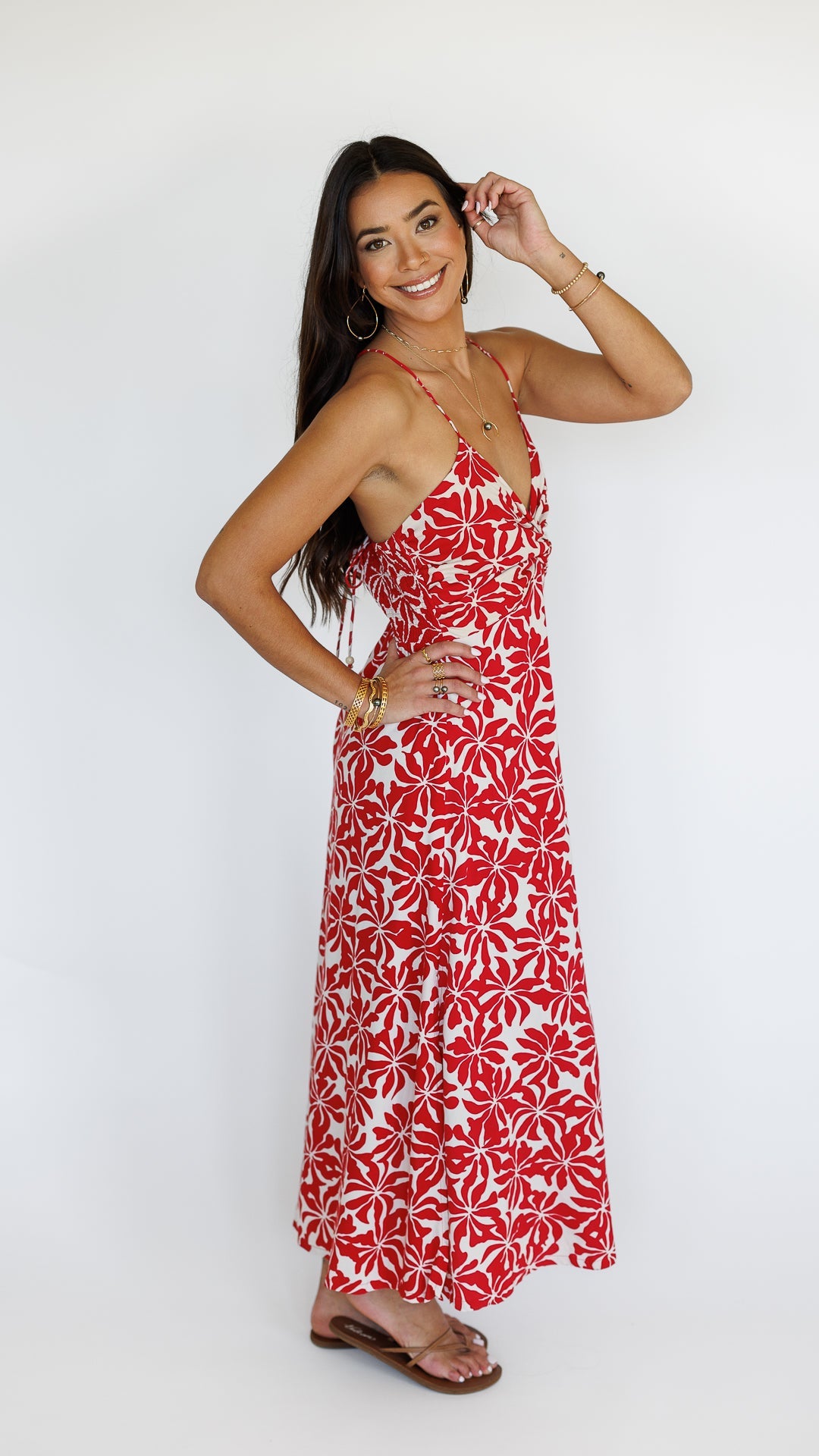 Lorena Dress / Aloha Red Khush Clothing