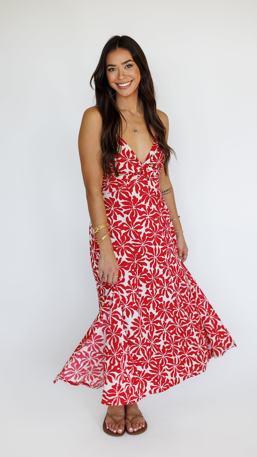Lorena Dress / Aloha Red Khush Clothing