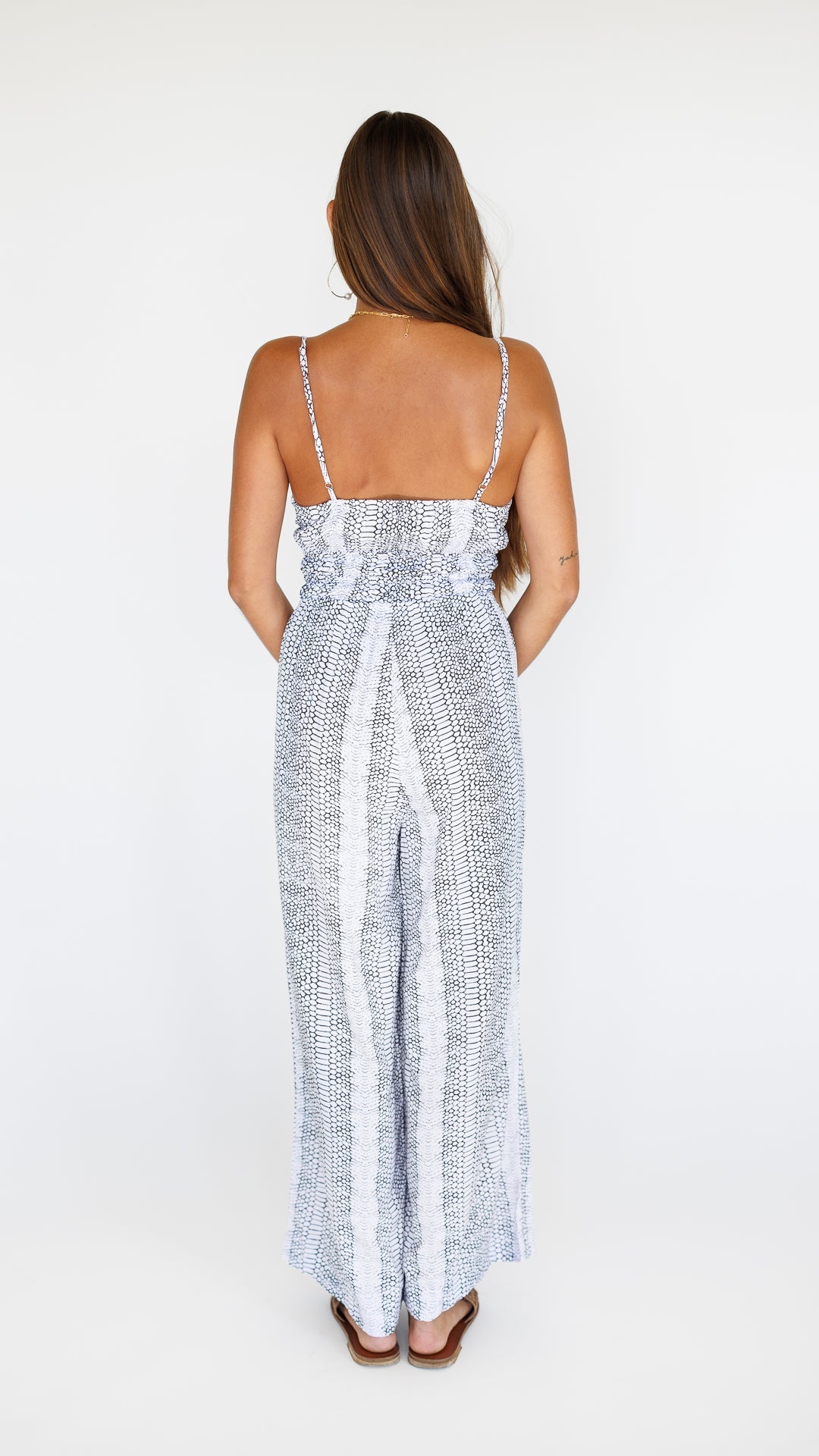 Opal Jumpsuit / Fishskin White Khush Clothing