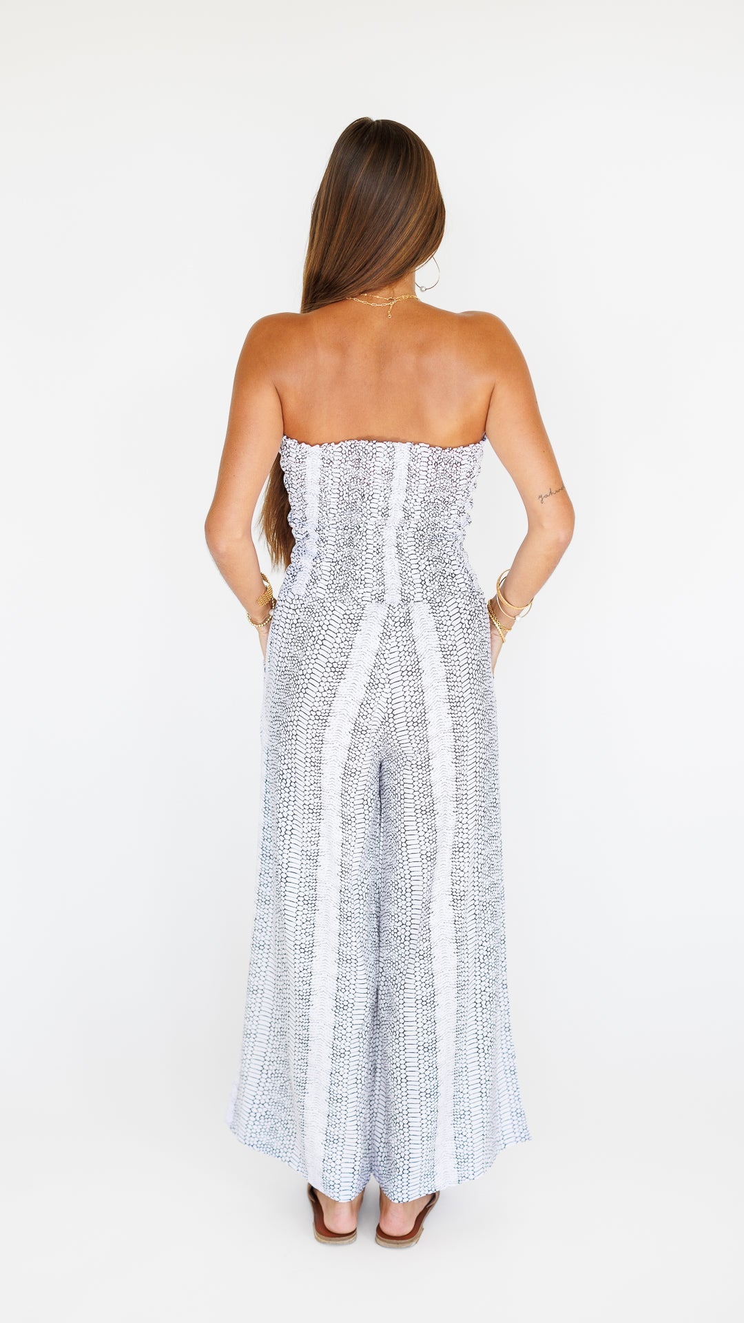 Lawai Jumpsuit / Fishskin White Khush Clothing