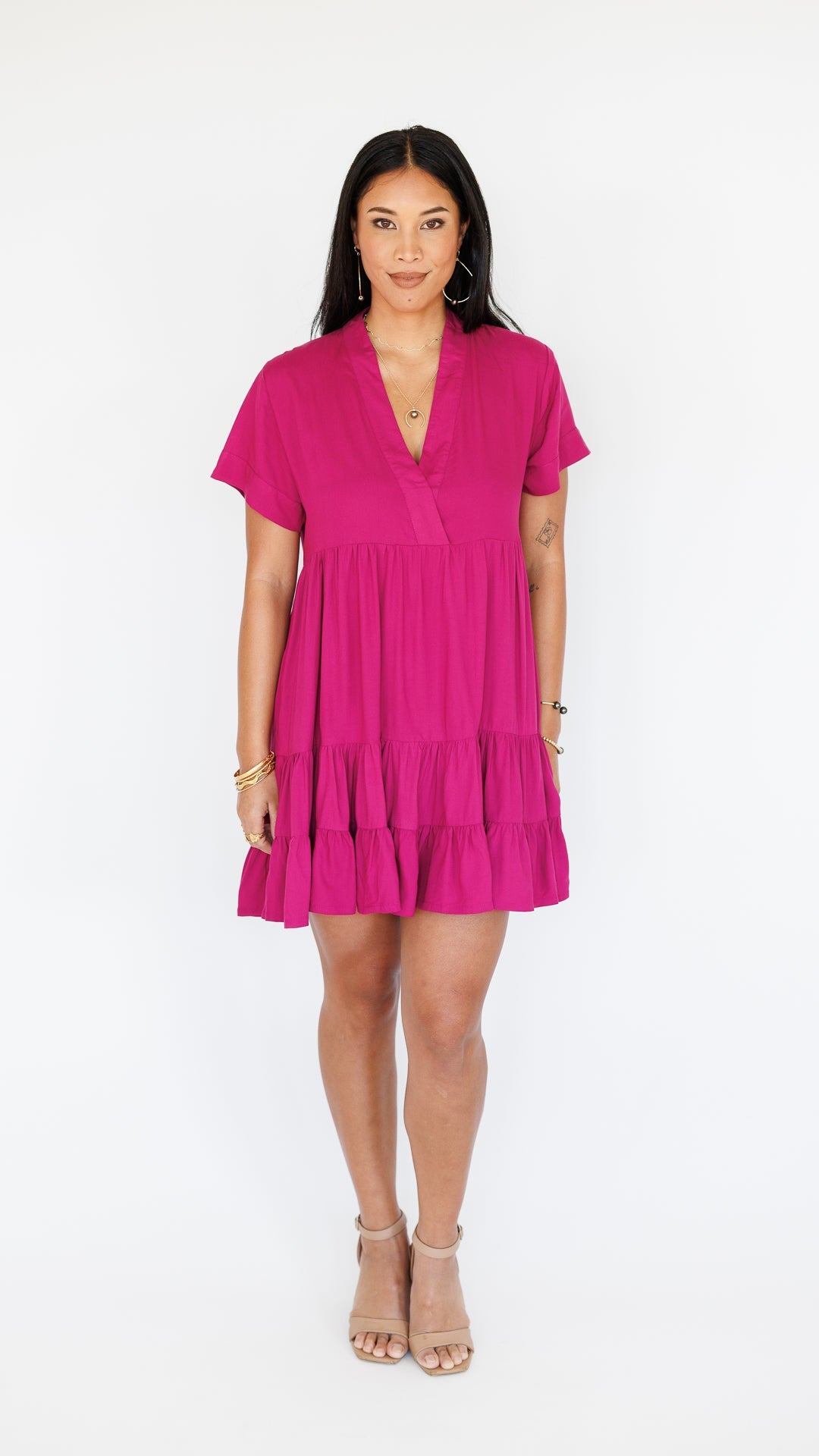 Heinui Dress / Berry Khush Clothing