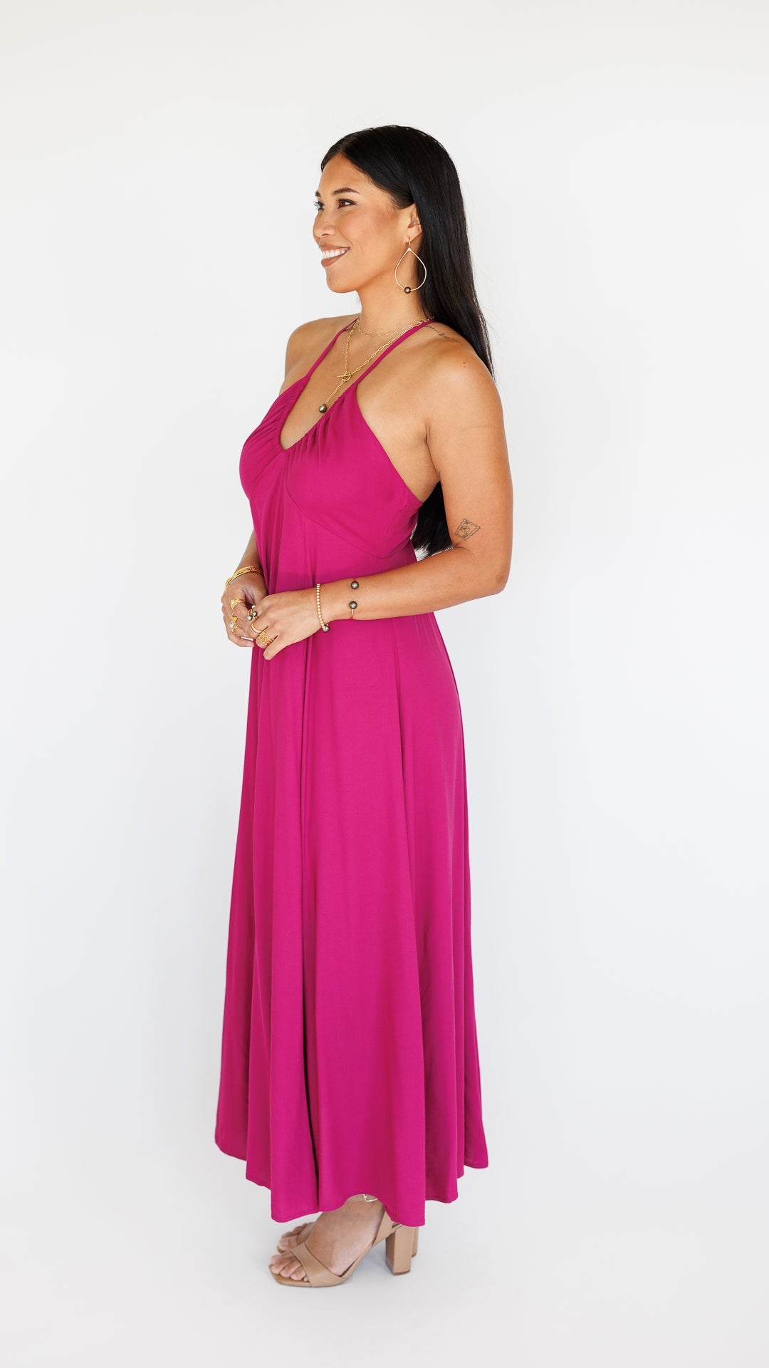 Larch Dress / Berry Khush Clothing