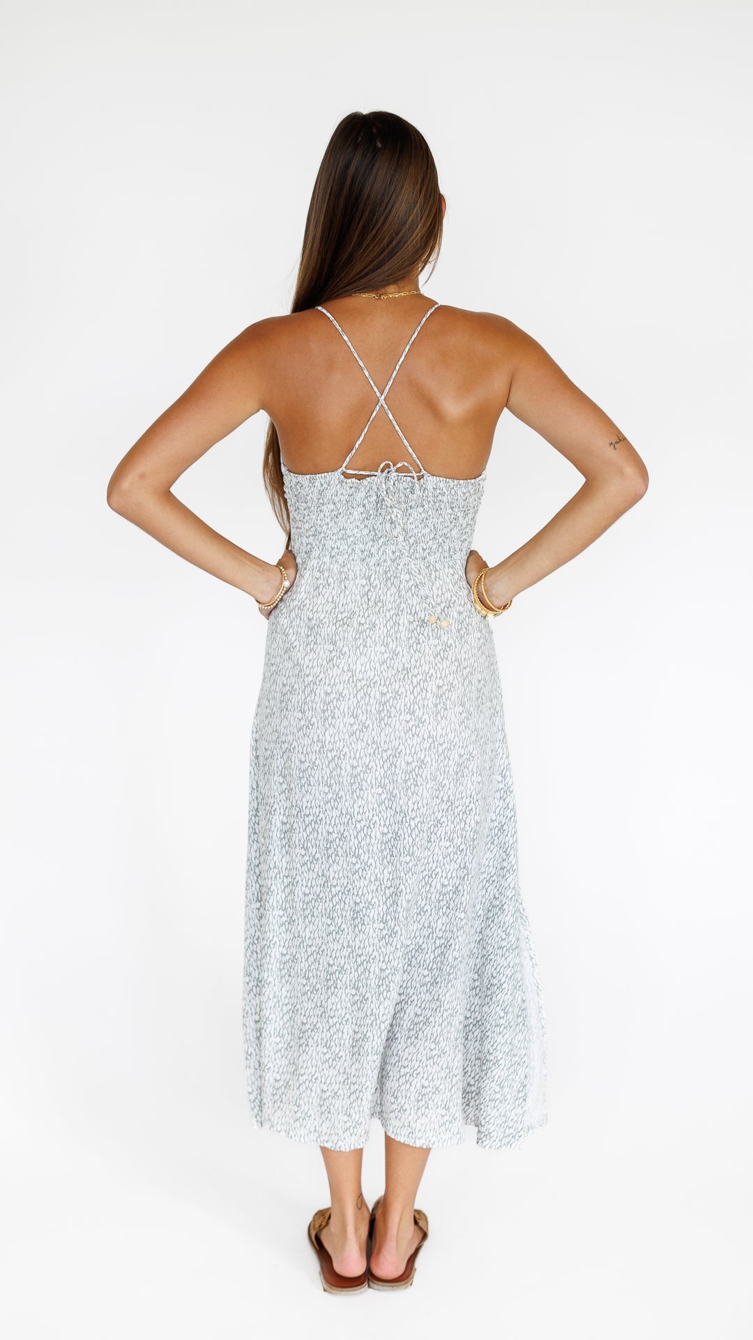 Lorena Dress / Mamba Grey Khush Clothing