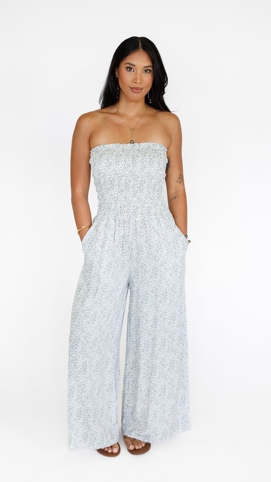Lawai Jumpsuit / Mamba Grey Khush Clothing