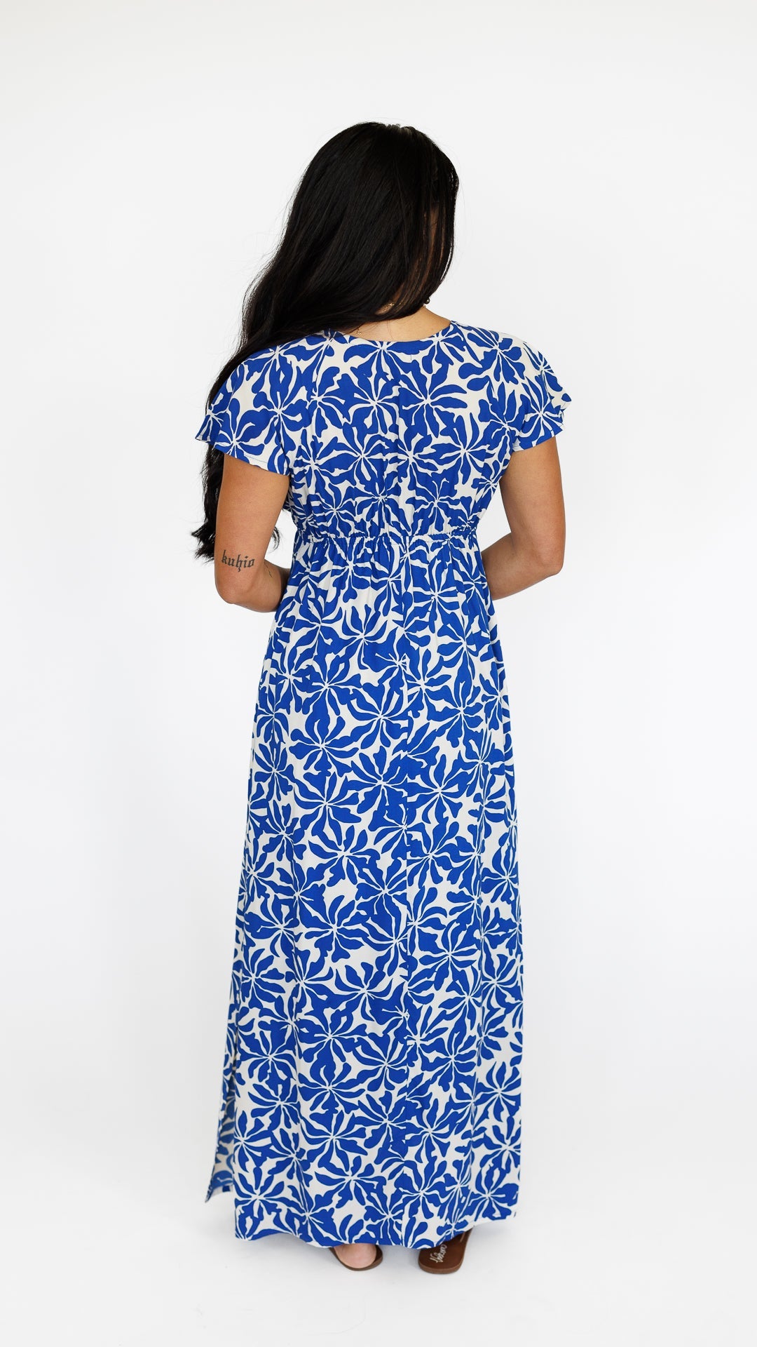 Leilani Dress / Aloha Sapphire Khush Clothing