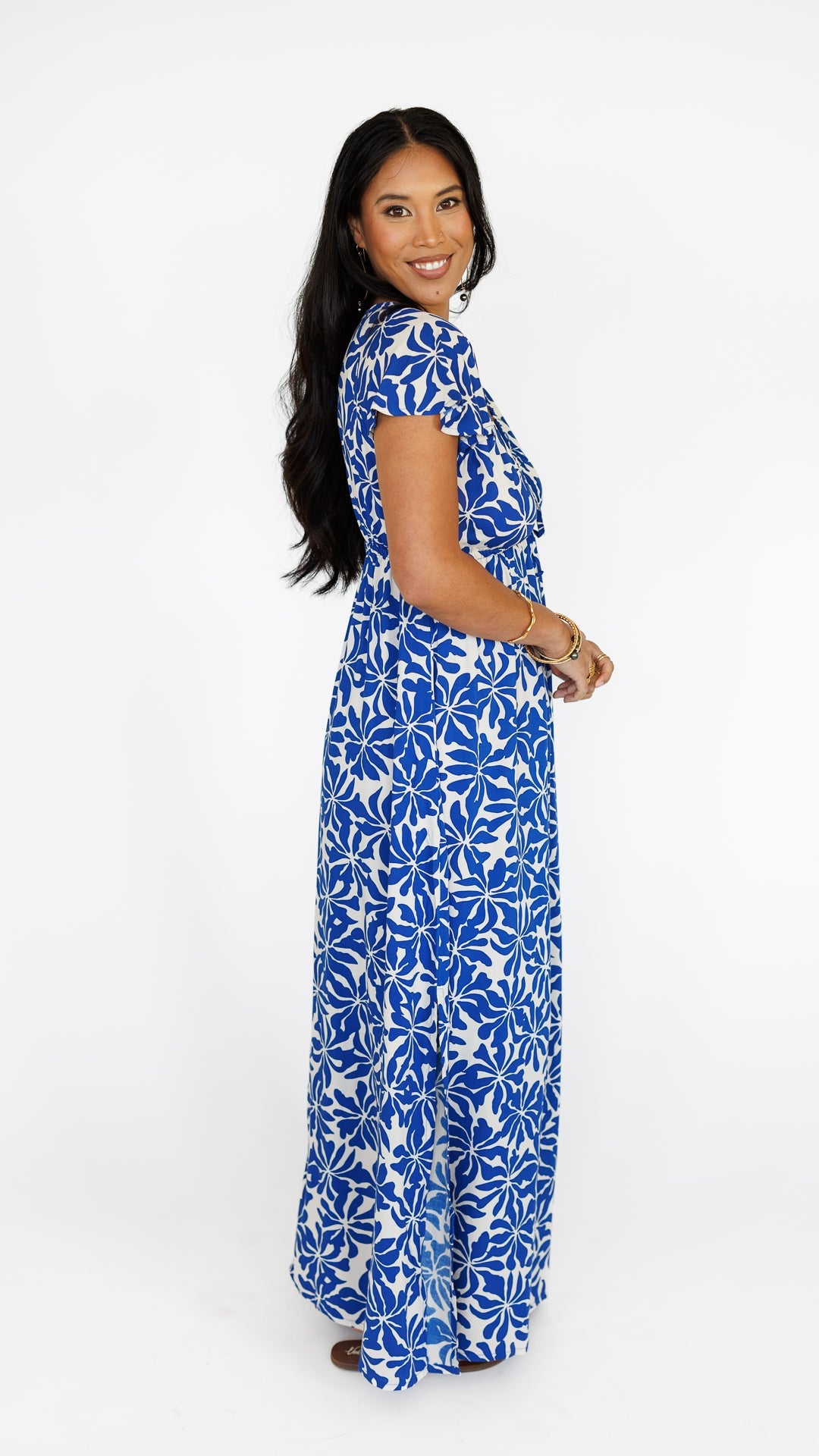 Leilani Dress / Aloha Sapphire Khush Clothing