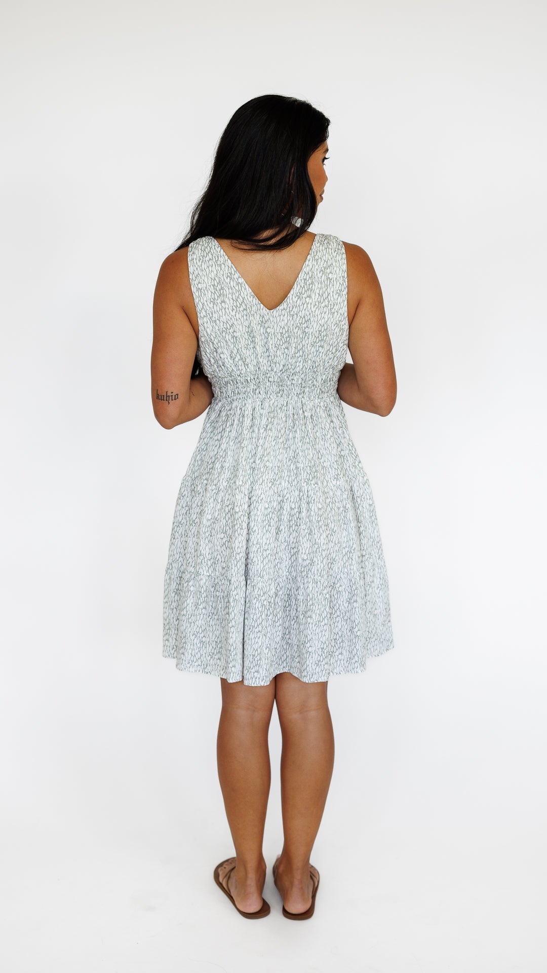 Kenzie Dress / Mamba Grey Khush Clothing