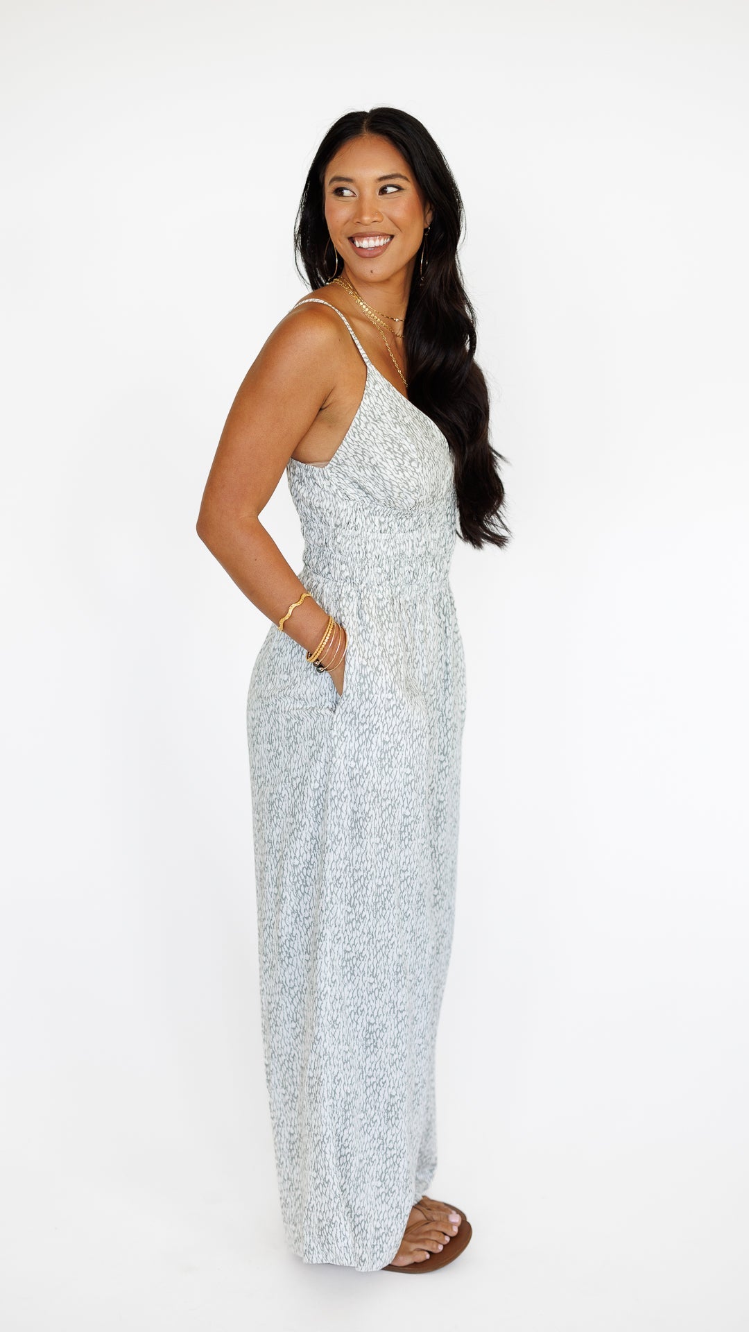 Opal Jumpsuit / Mamba Grey Khush Clothing