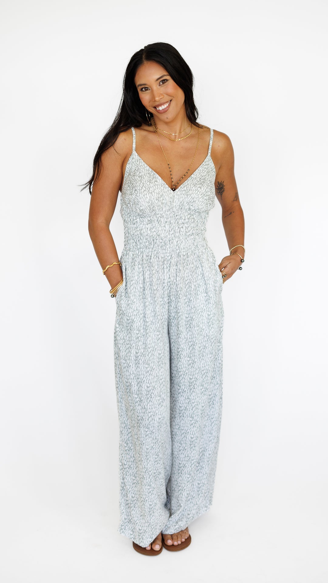 Opal Jumpsuit / Mamba Grey Khush Clothing