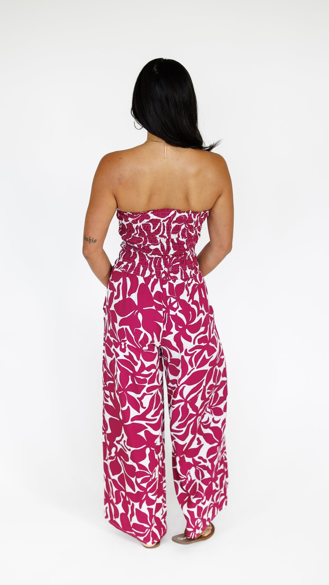 Lawai Jumpsuit / Honolulu Plumeria Khush Clothing