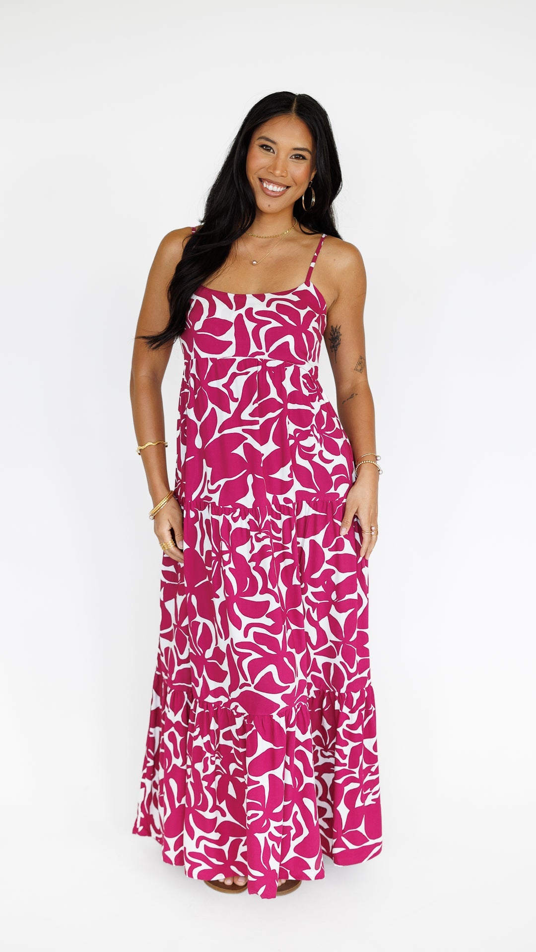 Heiva Dress / Honolulu Plumeria Khush Clothing