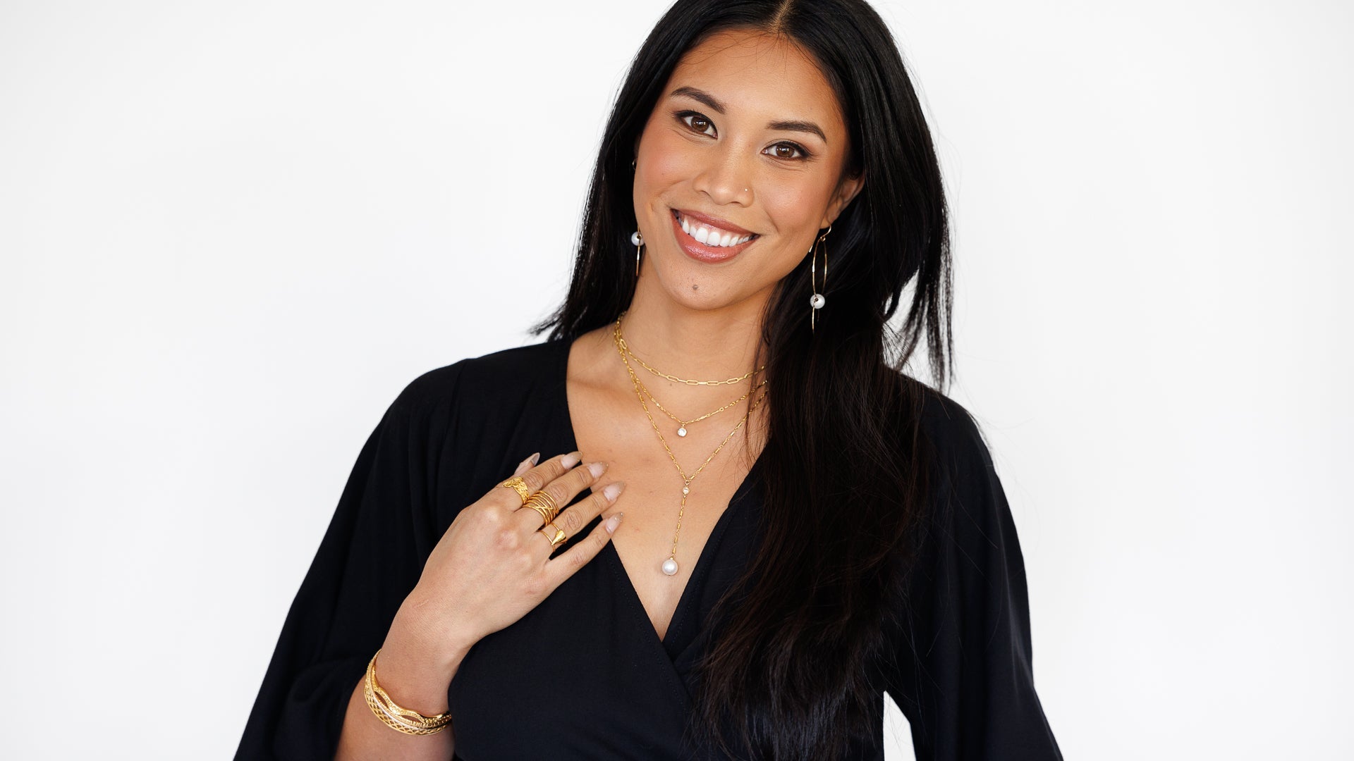 Peyton Dress / Solid Black Khush Clothing