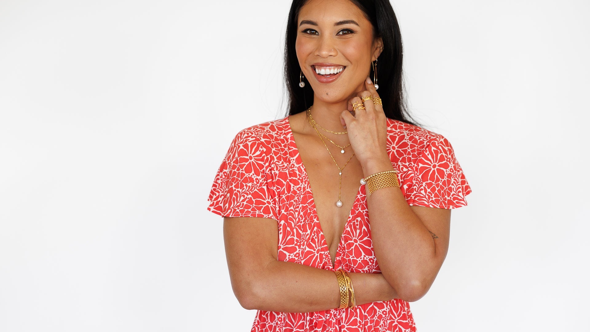 Leilani Dress / Magnolia Coral Khush Clothing