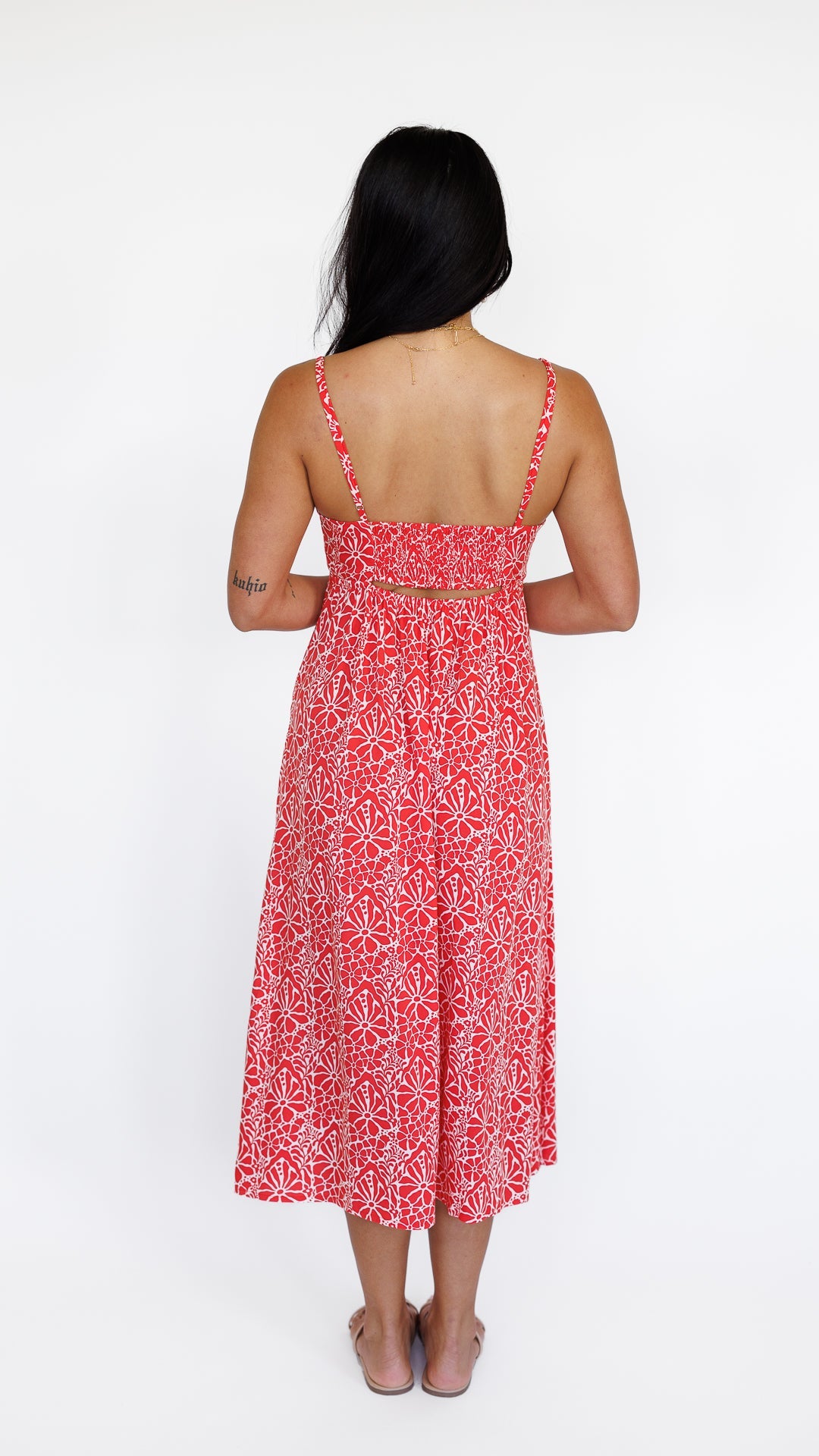 Sienna Dress / Magnolia Coral Khush Clothing