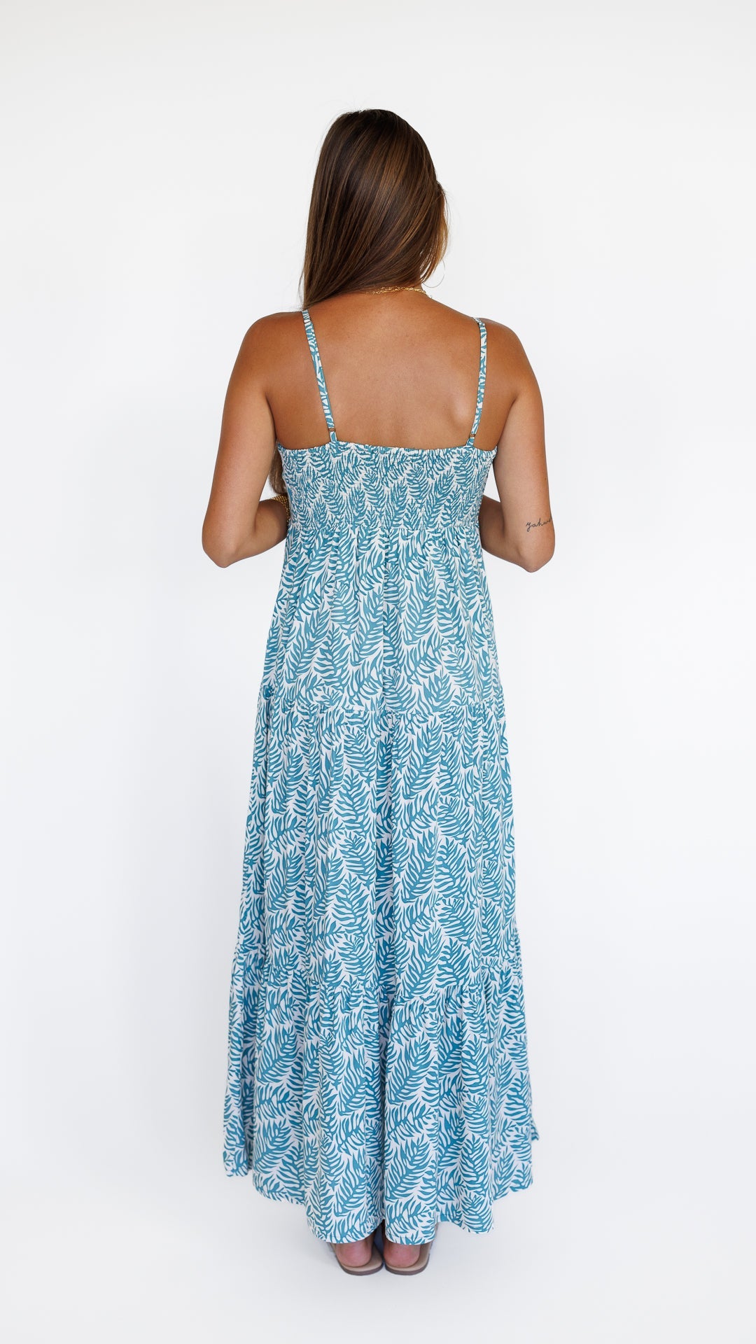 Heiva Dress / Olinda Teal Khush Clothing