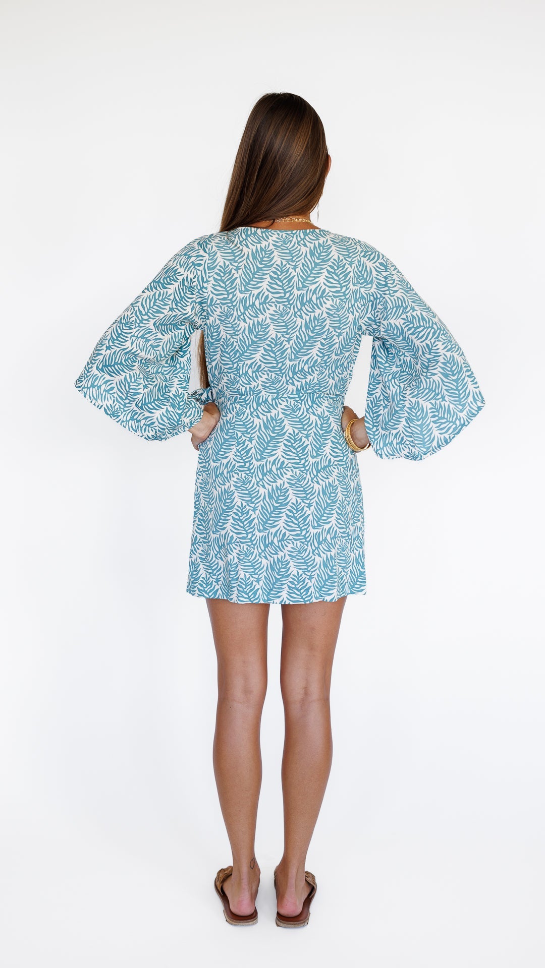 Peyton Dress / Olinda Teal Khush Clothing