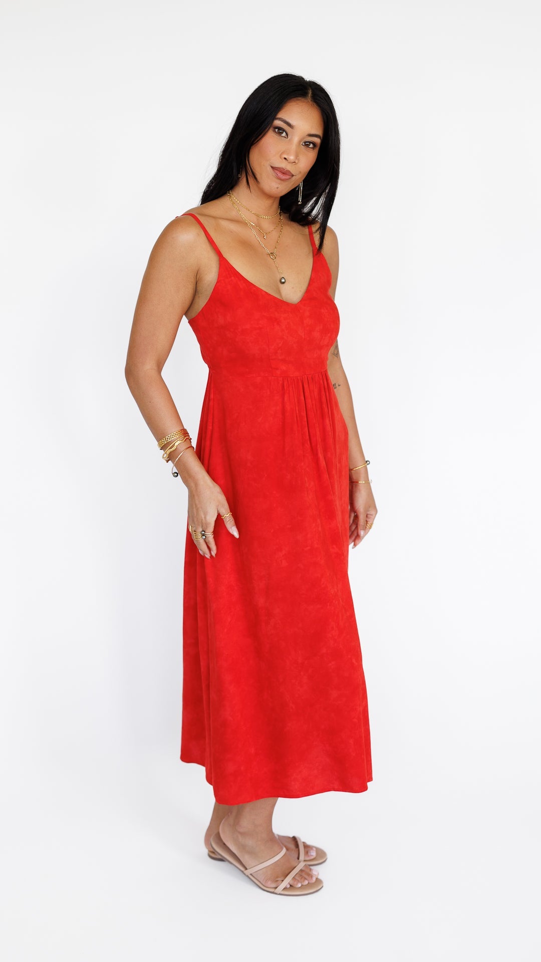 Sienna Dress / Hazy Coral