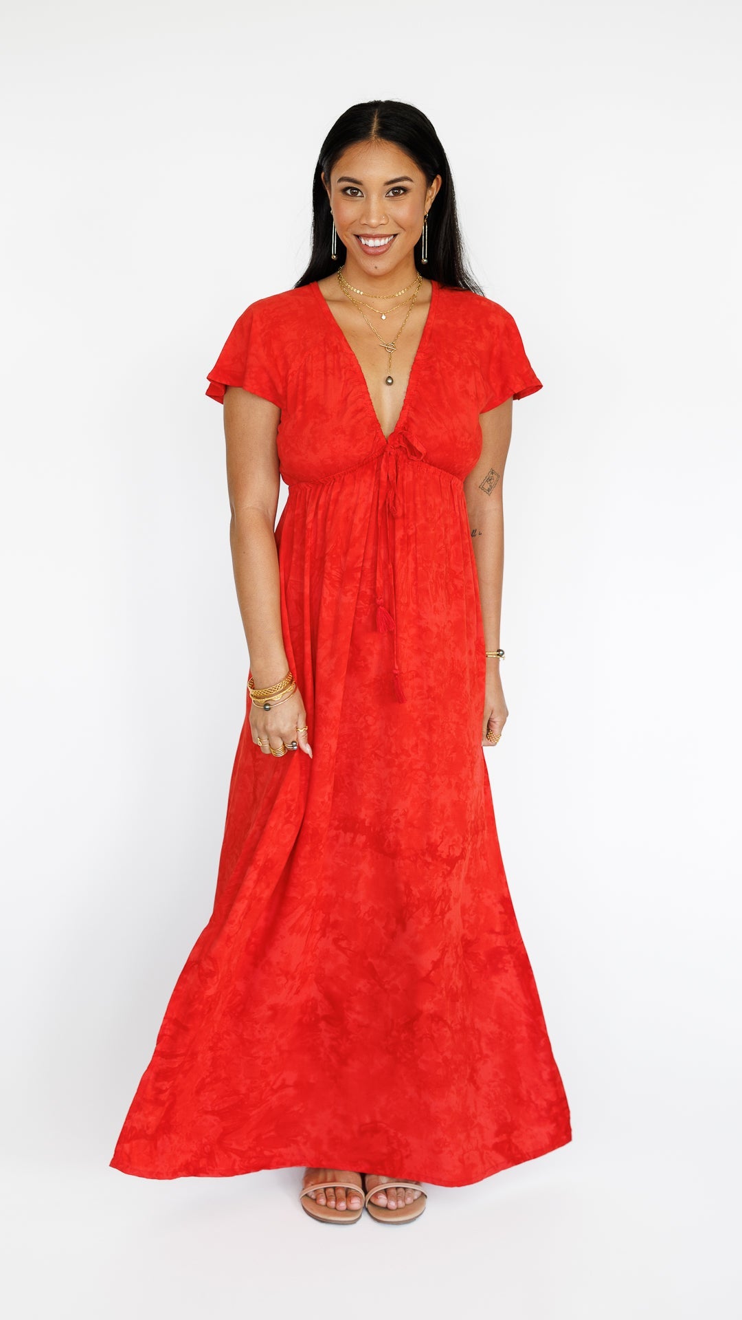 Leilani Dress / Hazy Coral