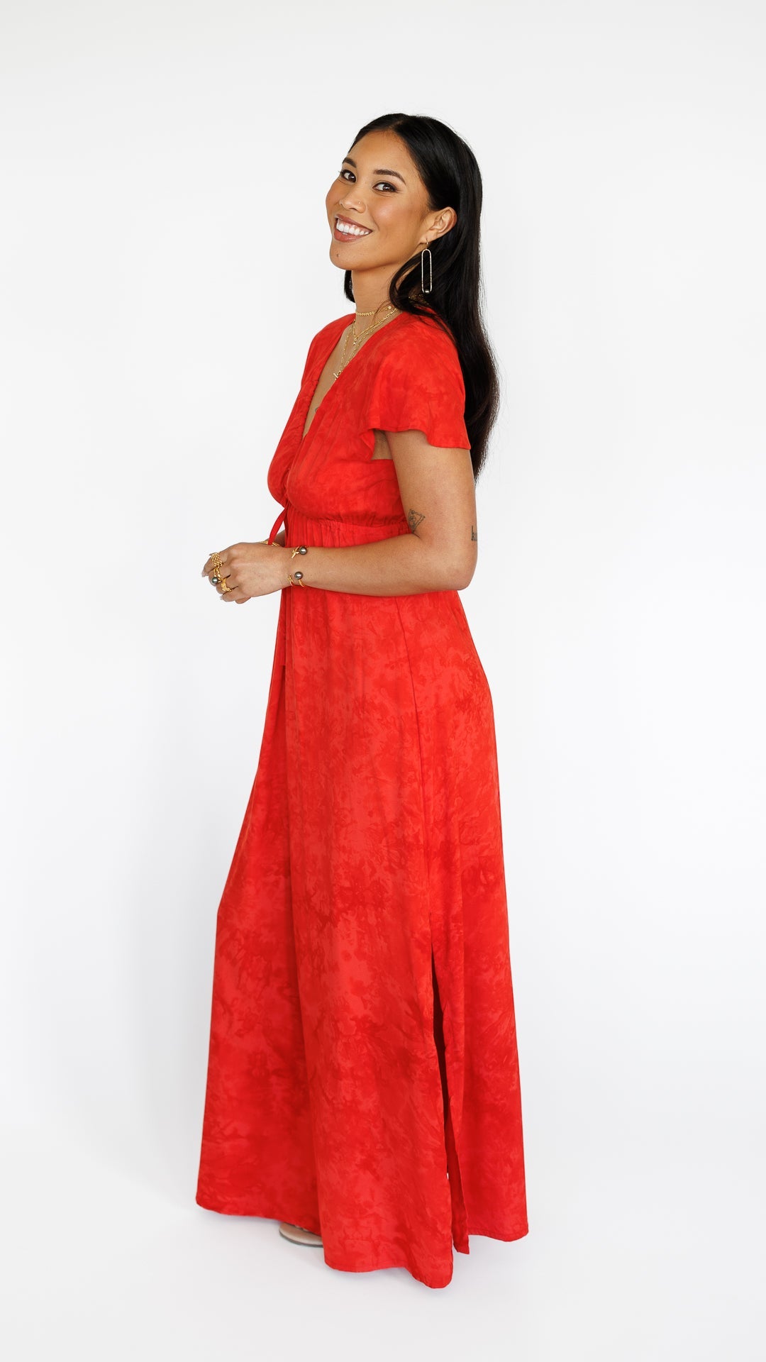 Leilani Dress / Hazy Coral