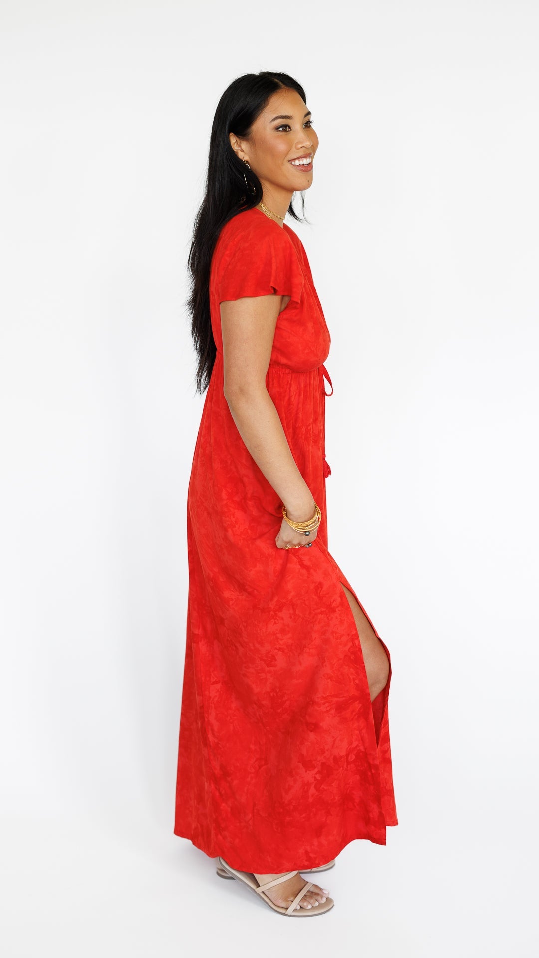 Leilani Dress / Hazy Coral Khush Clothing