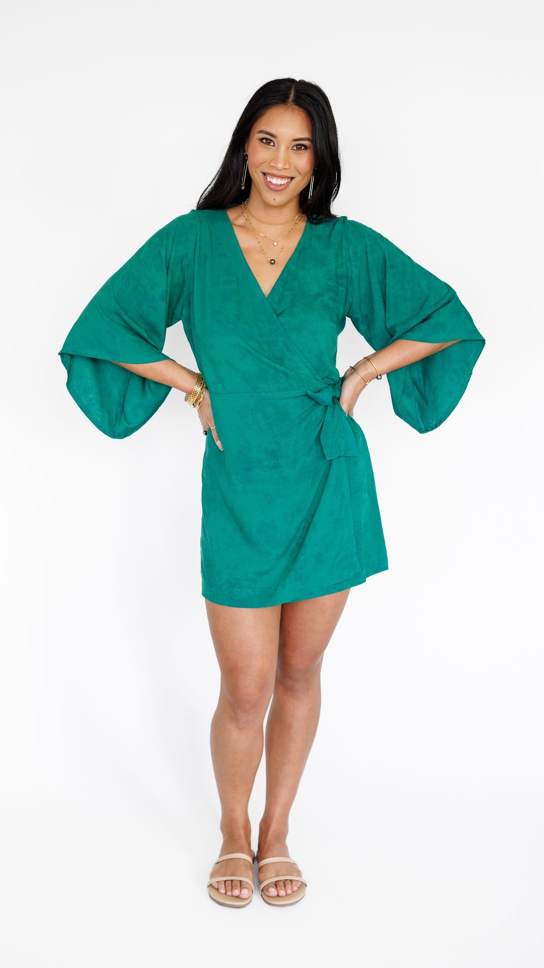 Peyton Dress / Emerald Khush Clothing