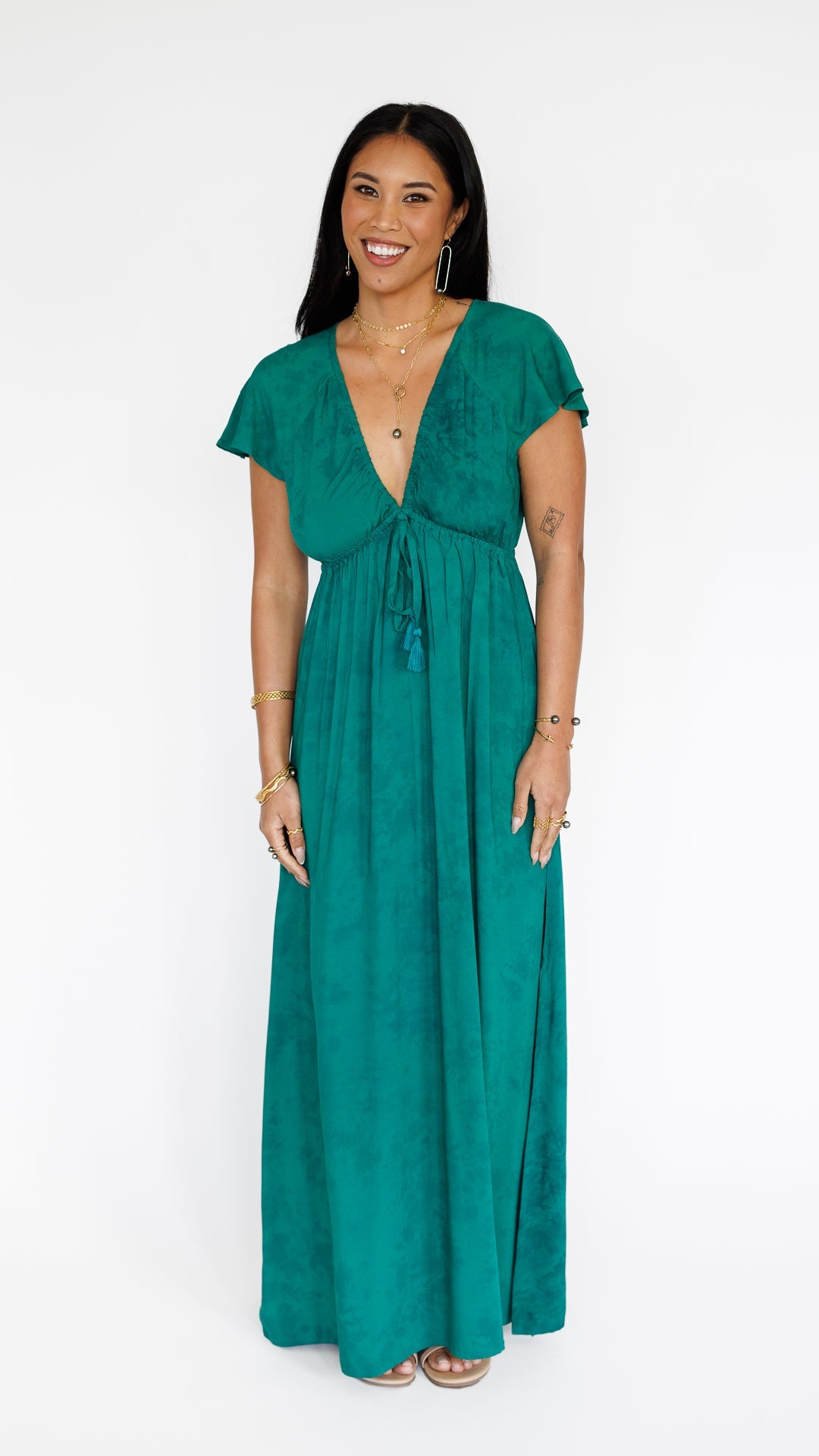 Leilani Dress / Emerald