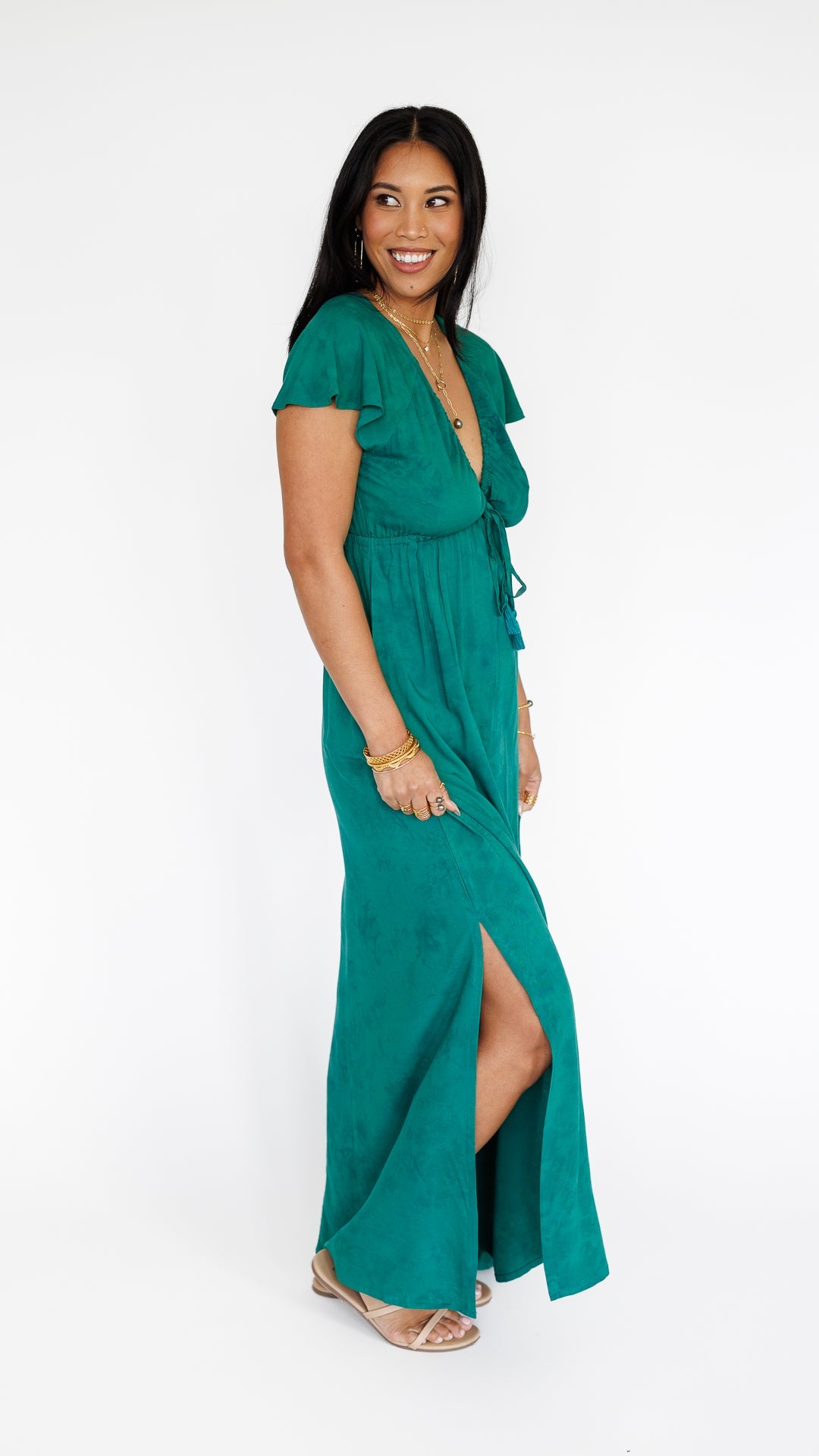Leilani Dress / Emerald Khush Clothing