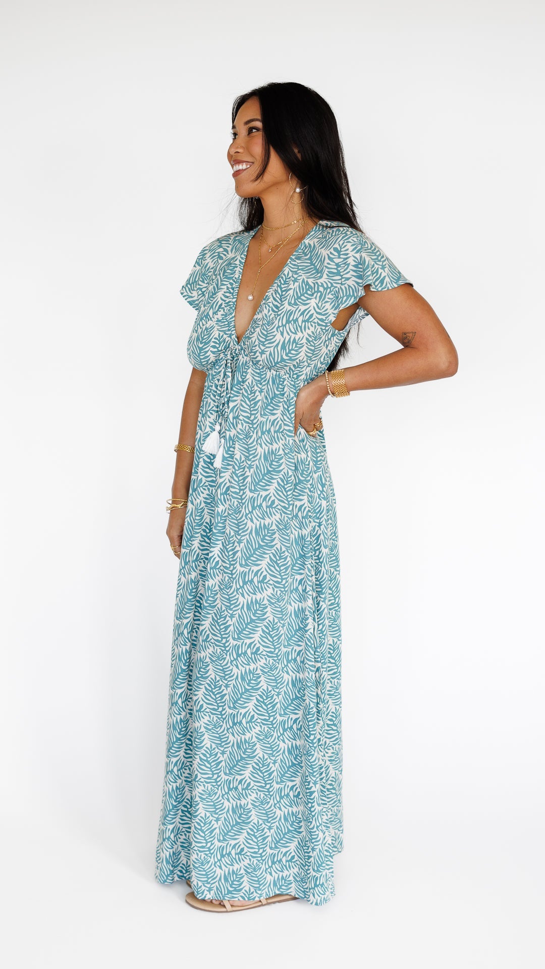 Leilani Dress / Olinda Teal